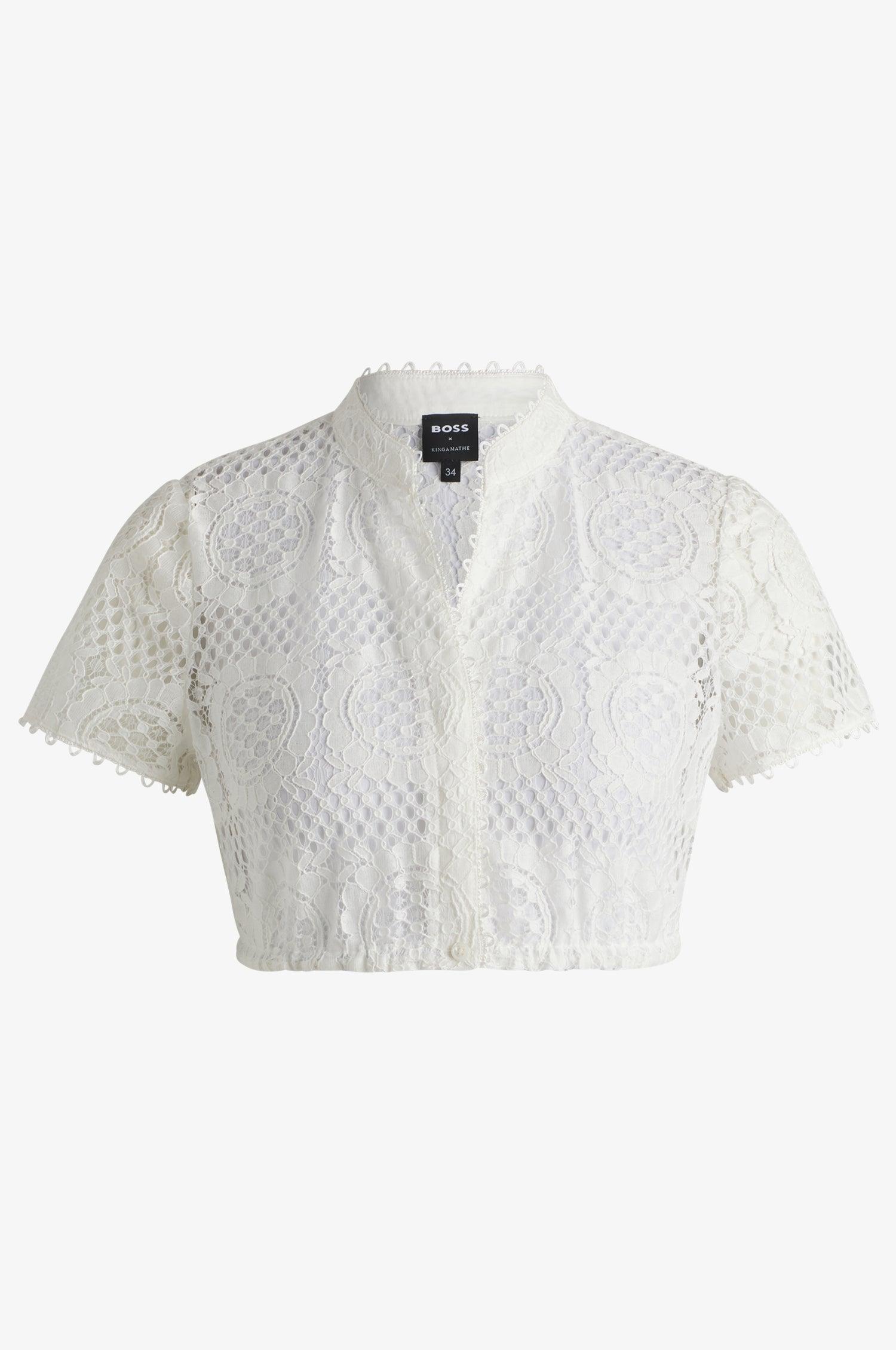 Bluse Suri BOSS in Ivory - TRACHT À PORTER