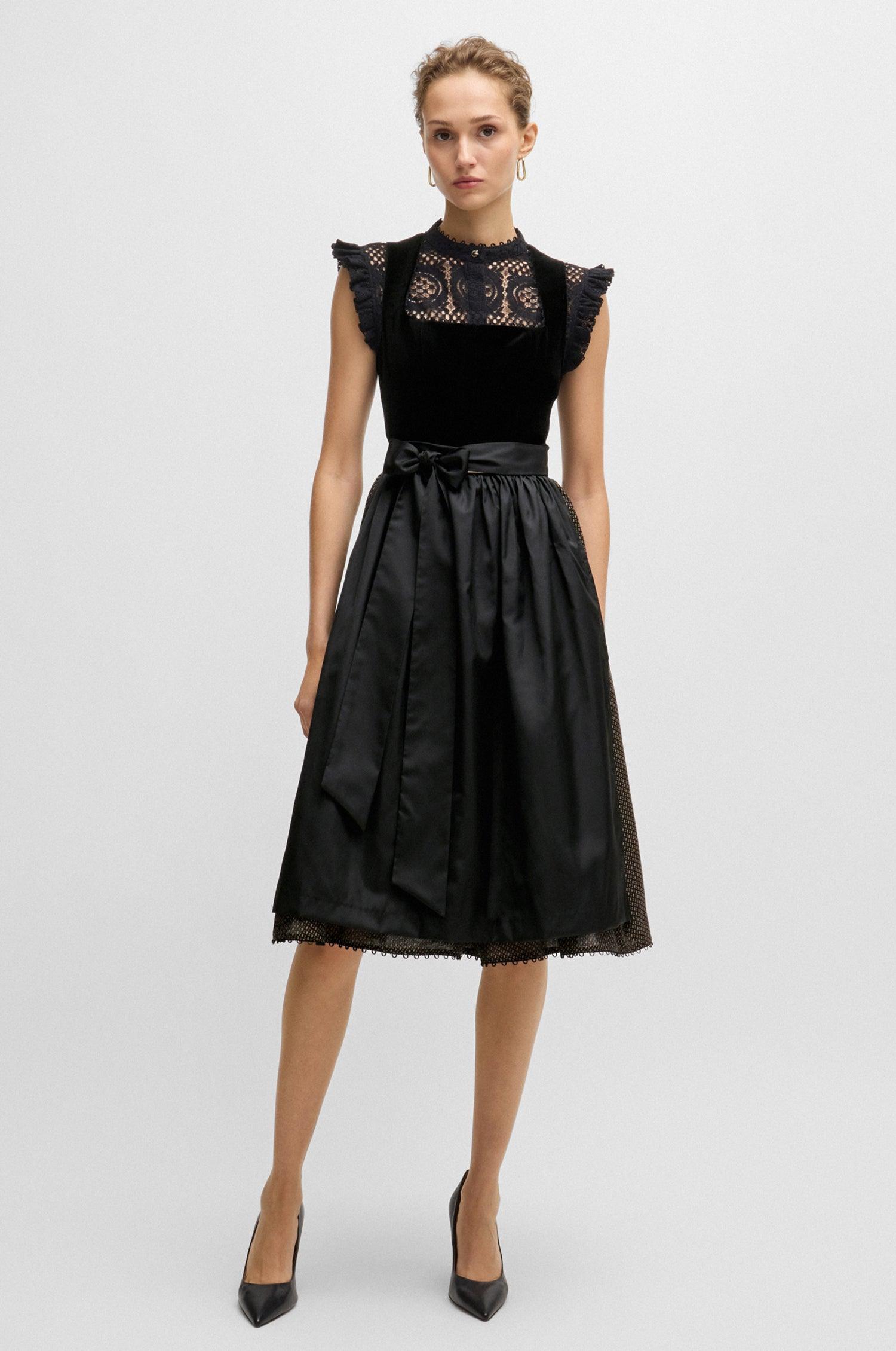 Samtdirndl BOSS in Schwarz - TRACHT À PORTER
