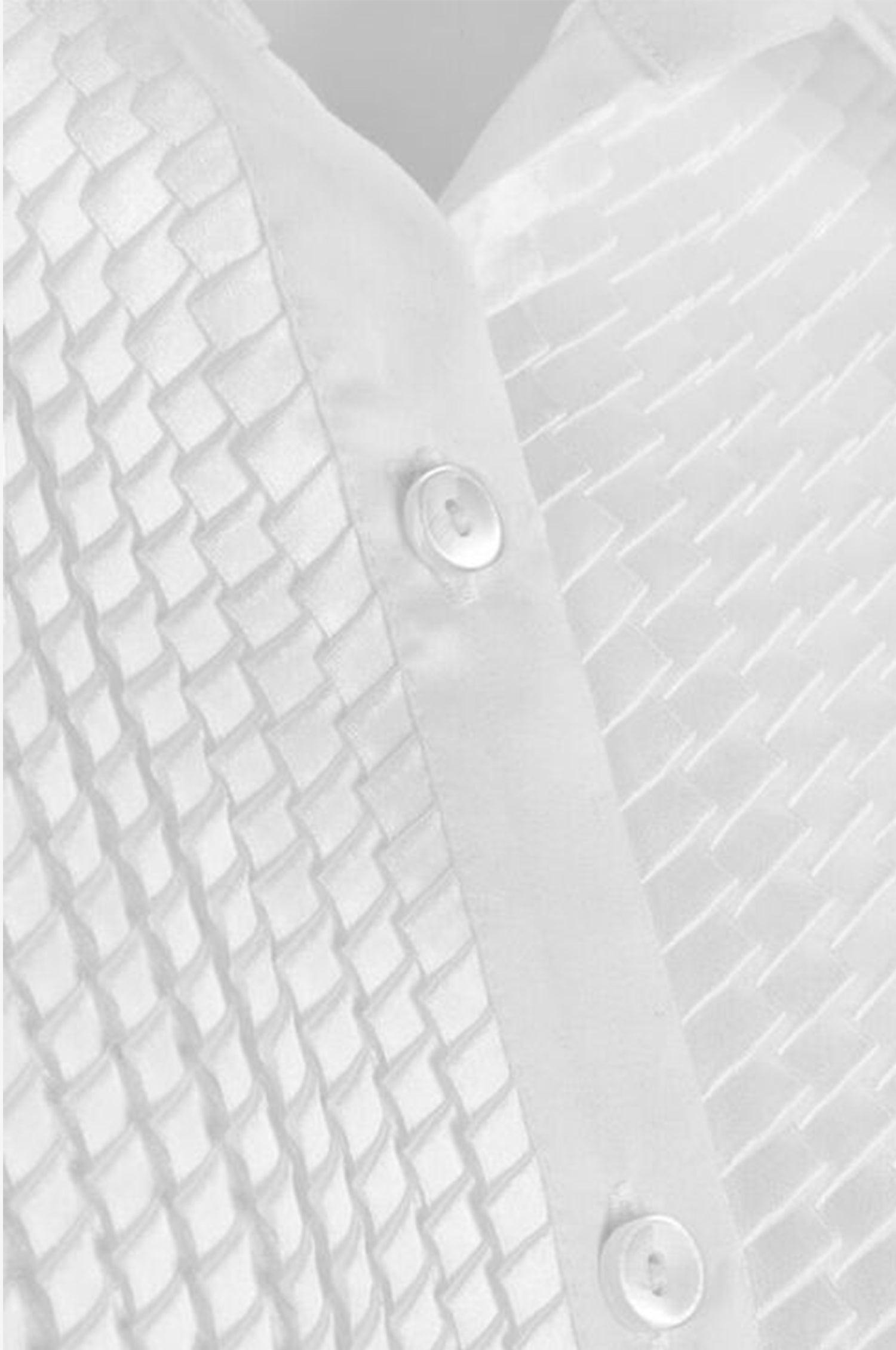 Baumwoll-Bluse Nadja in Weiß - TRACHT À PORTER