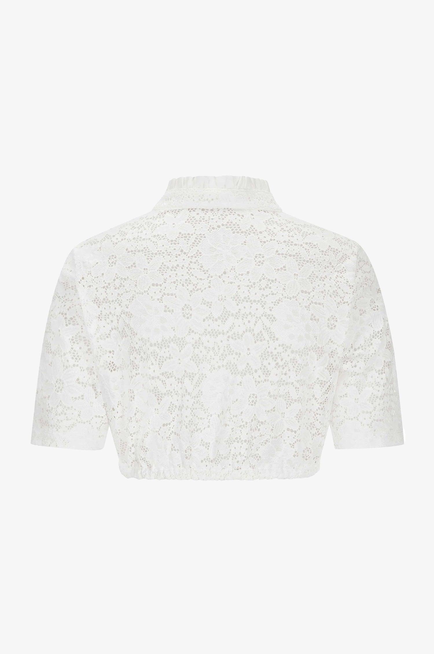 Bluse Gina in Cremeweiß mit Arm - TRACHT À PORTER