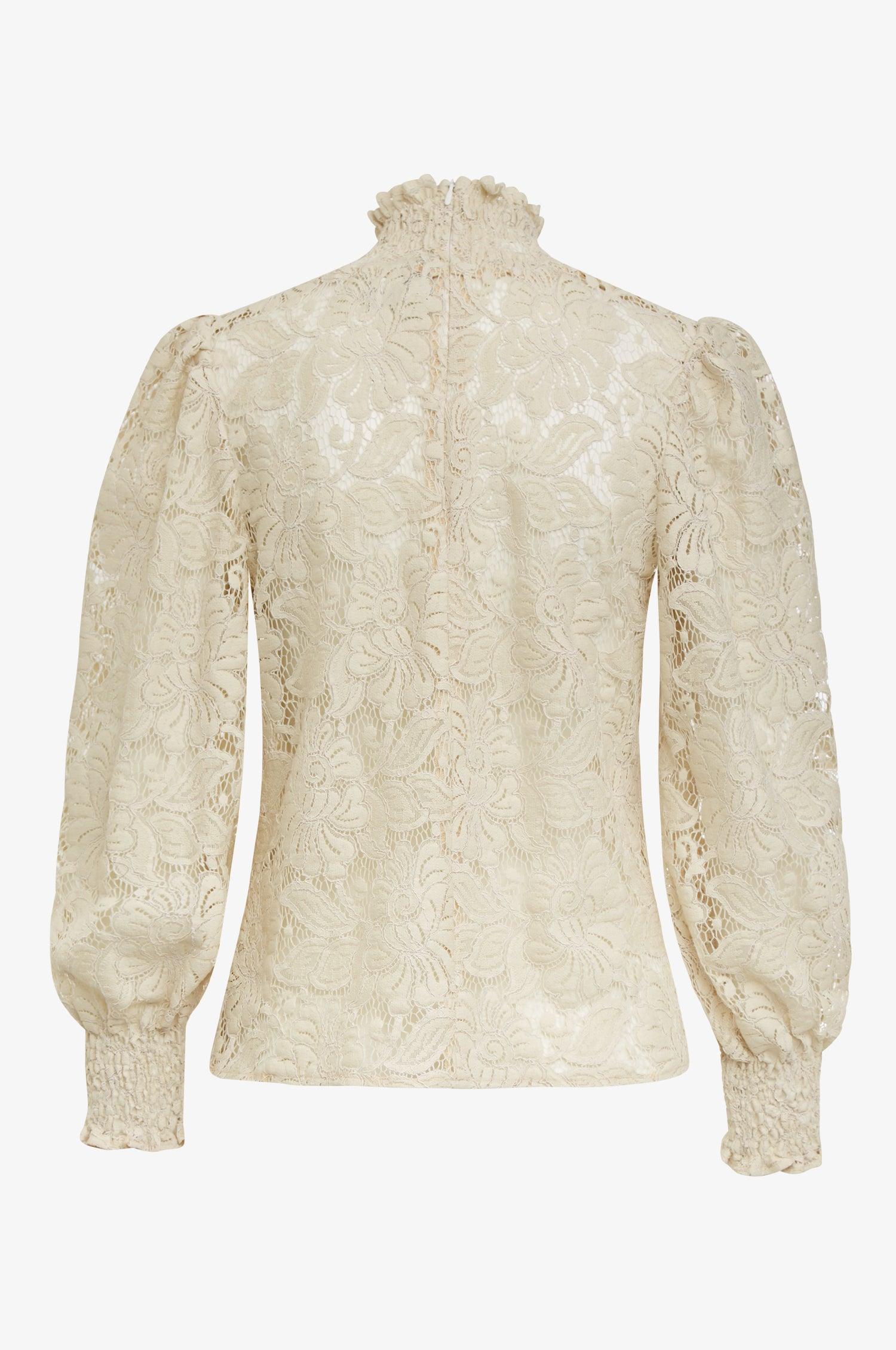 Bluse Aurelia in Ivory - TRACHT À PORTER