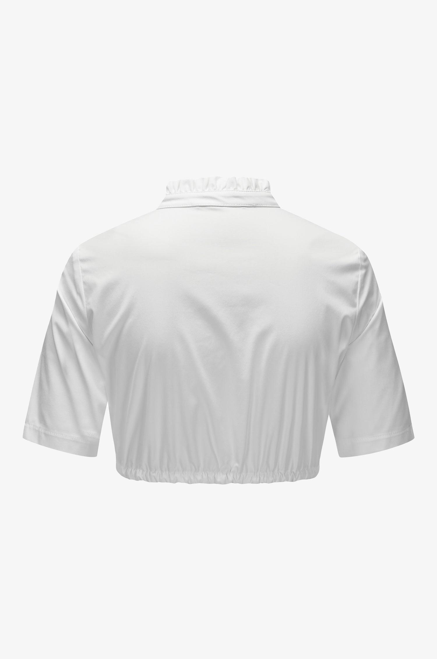 Bluse Holly in Weiß mit Arm