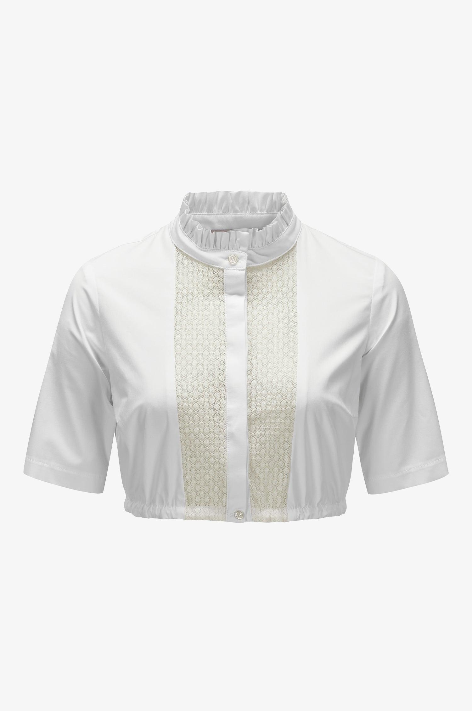 Bluse Holly in Weiß mit Arm
