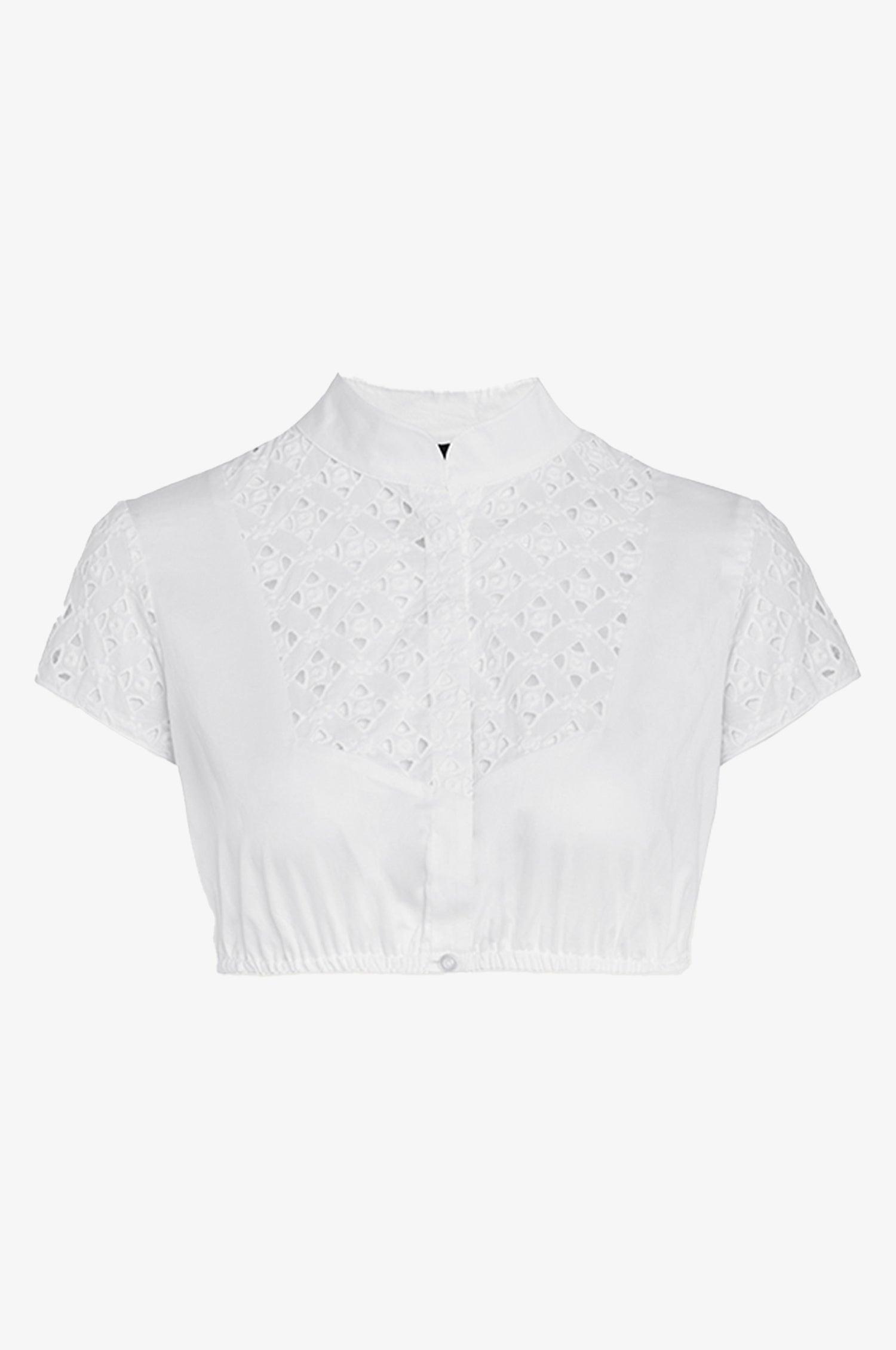 Bluse Ina mit Häkelspitze - TRACHT À PORTER