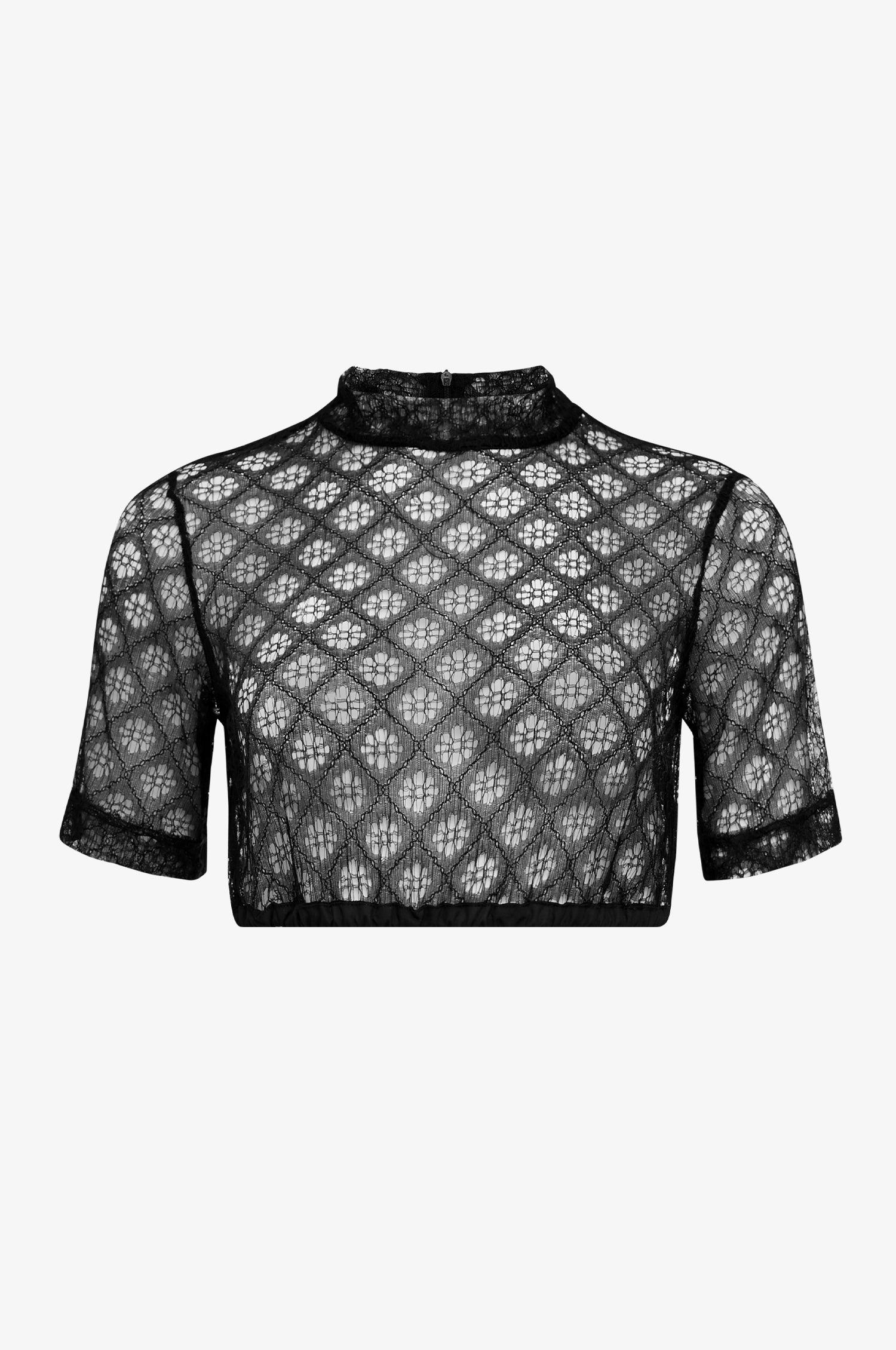 Dirndlbluse Inga in Schwarz - TRACHT À PORTER