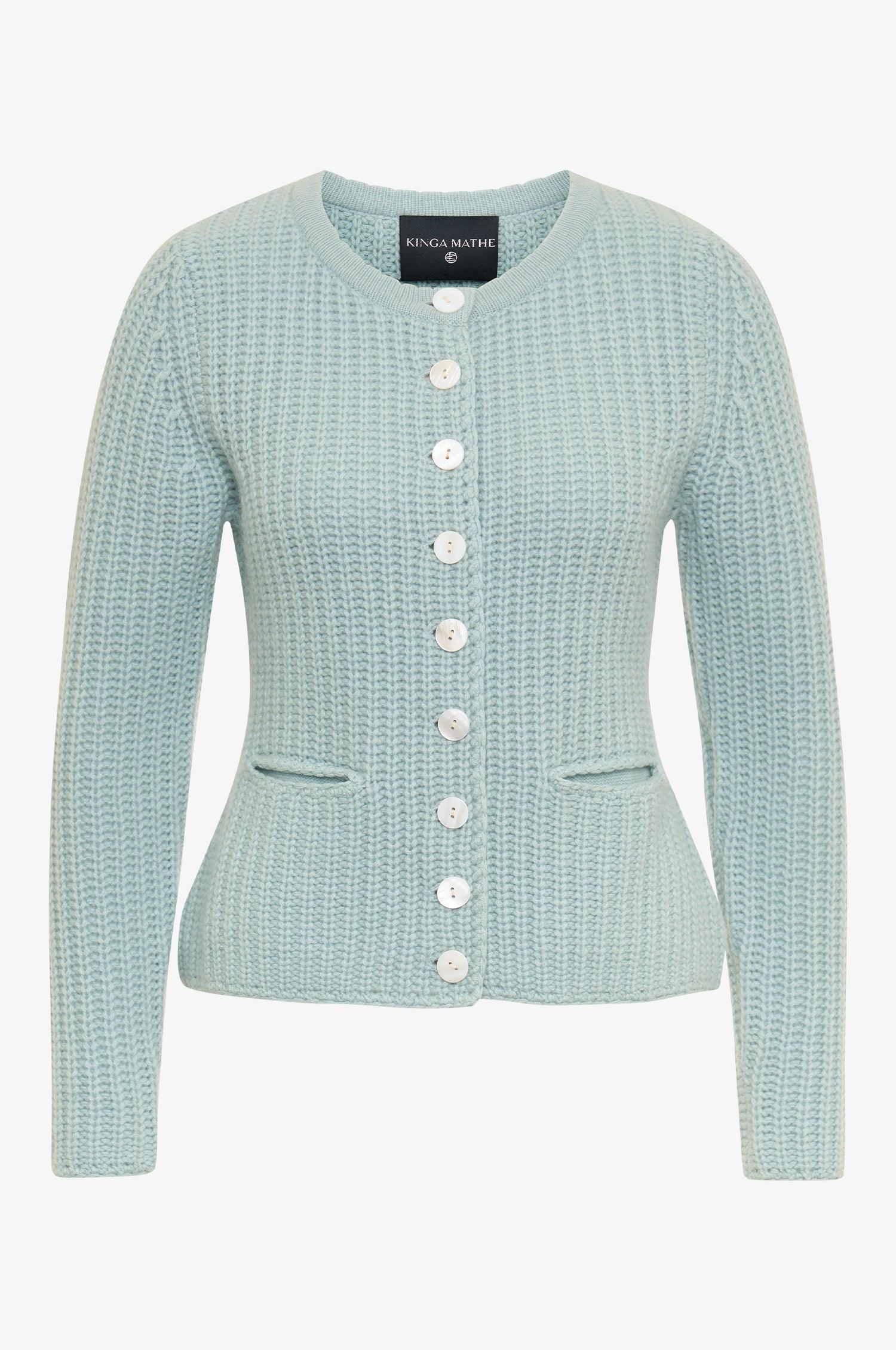 Cashmerejacke Vivienne in mint - TRACHT À PORTER