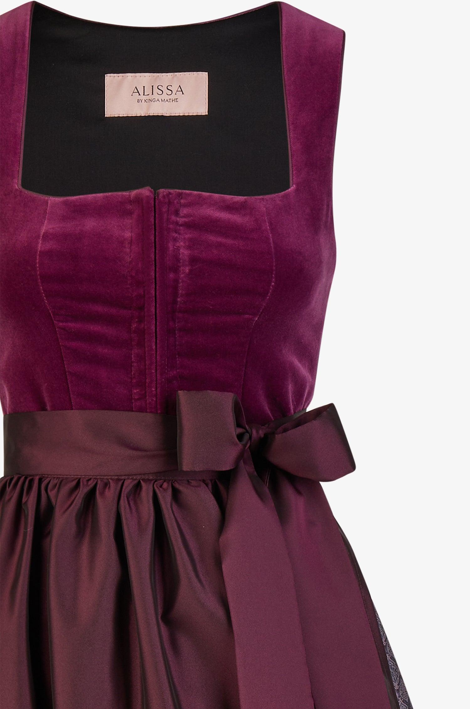 Dirndl Celeste in Cassis - TRACHT À PORTER