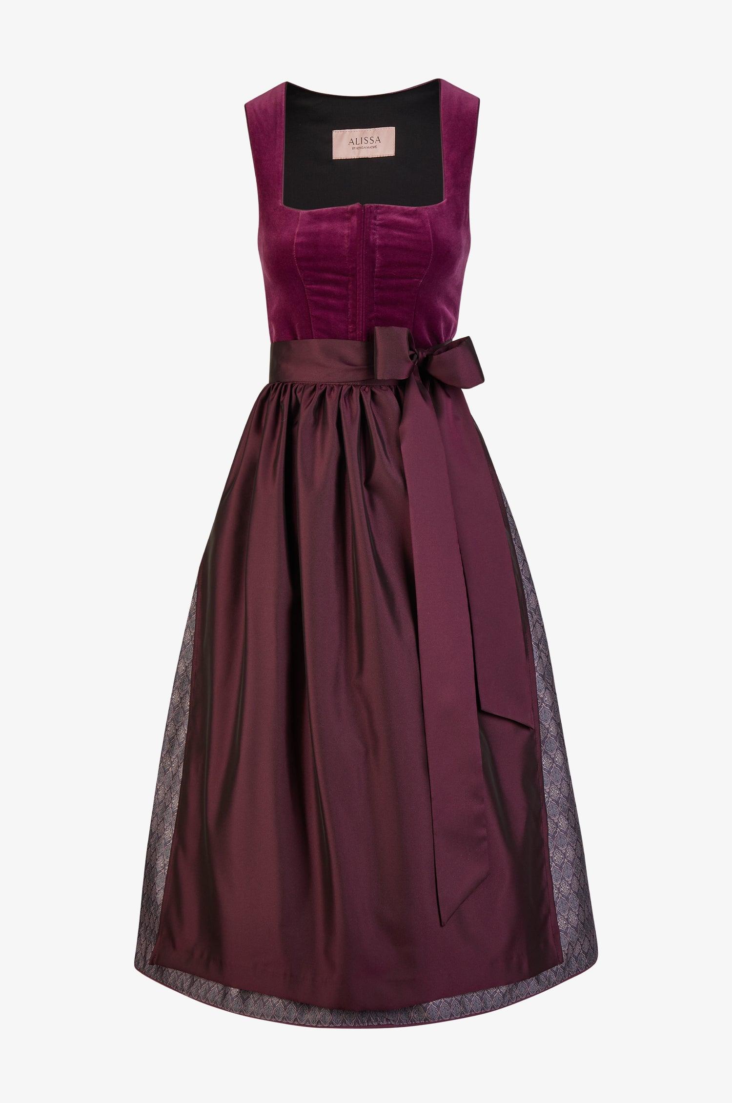 Dirndl Celeste in Cassis - TRACHT À PORTER