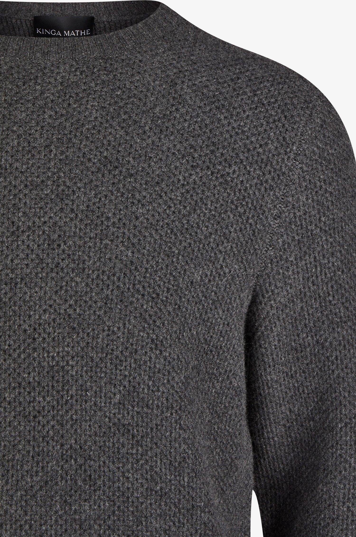 Cashmere Pullover Charles in Grau - TRACHT À PORTER