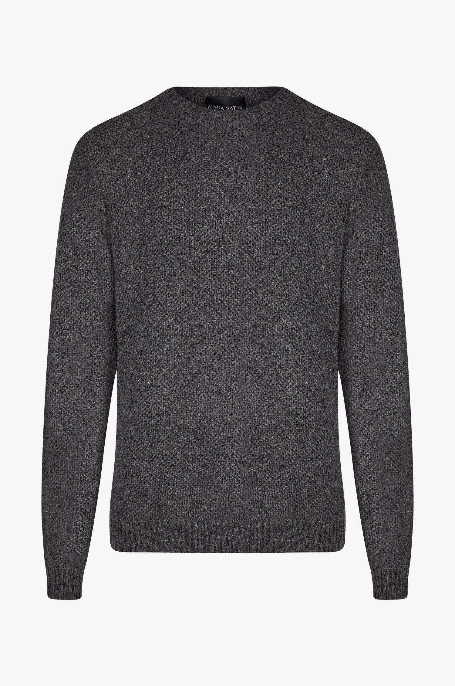 Cashmere Pullover Charles in Grau - TRACHT À PORTER