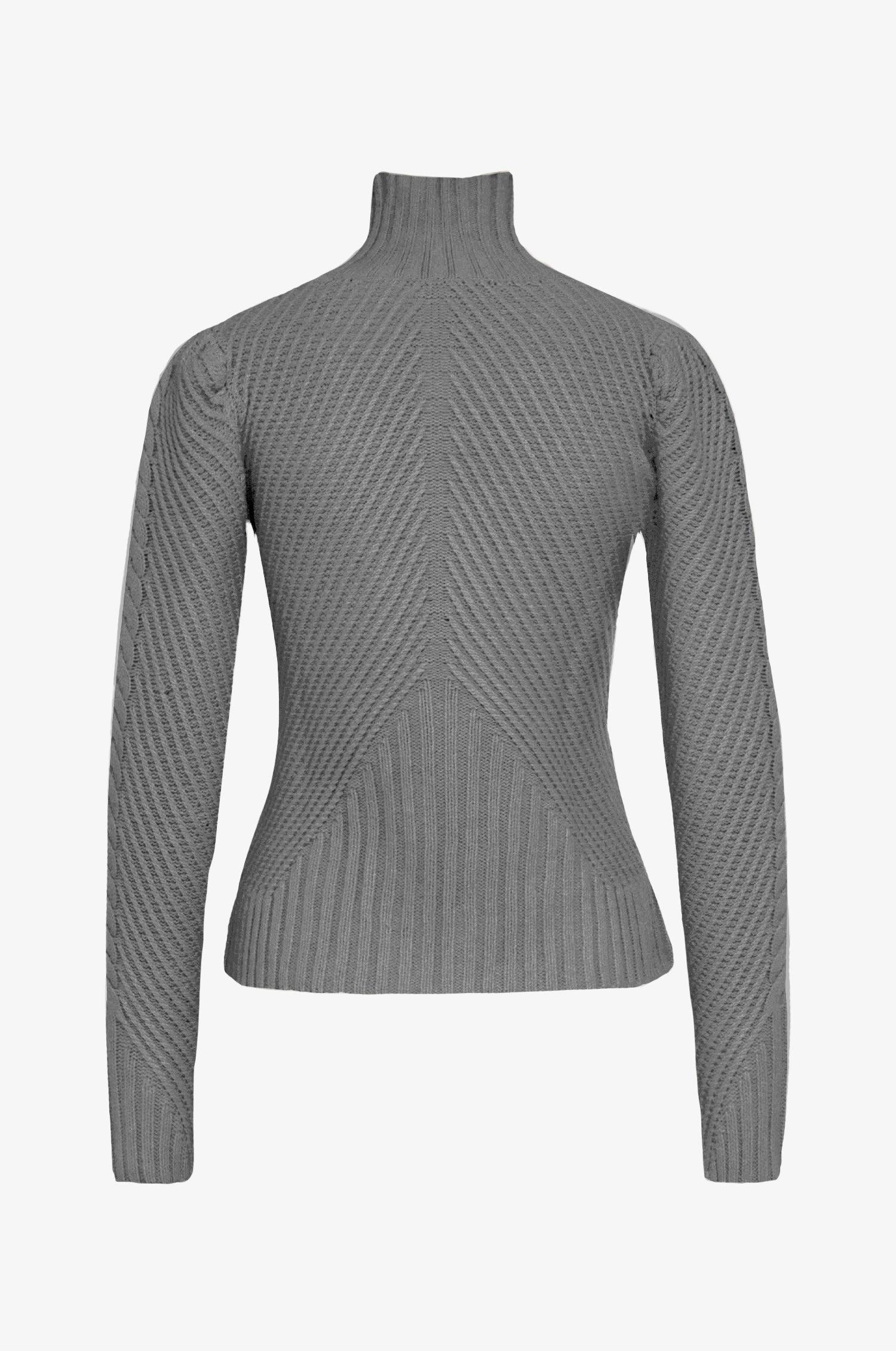 Cashmere Pullover Clara in Grau - TRACHT À PORTER