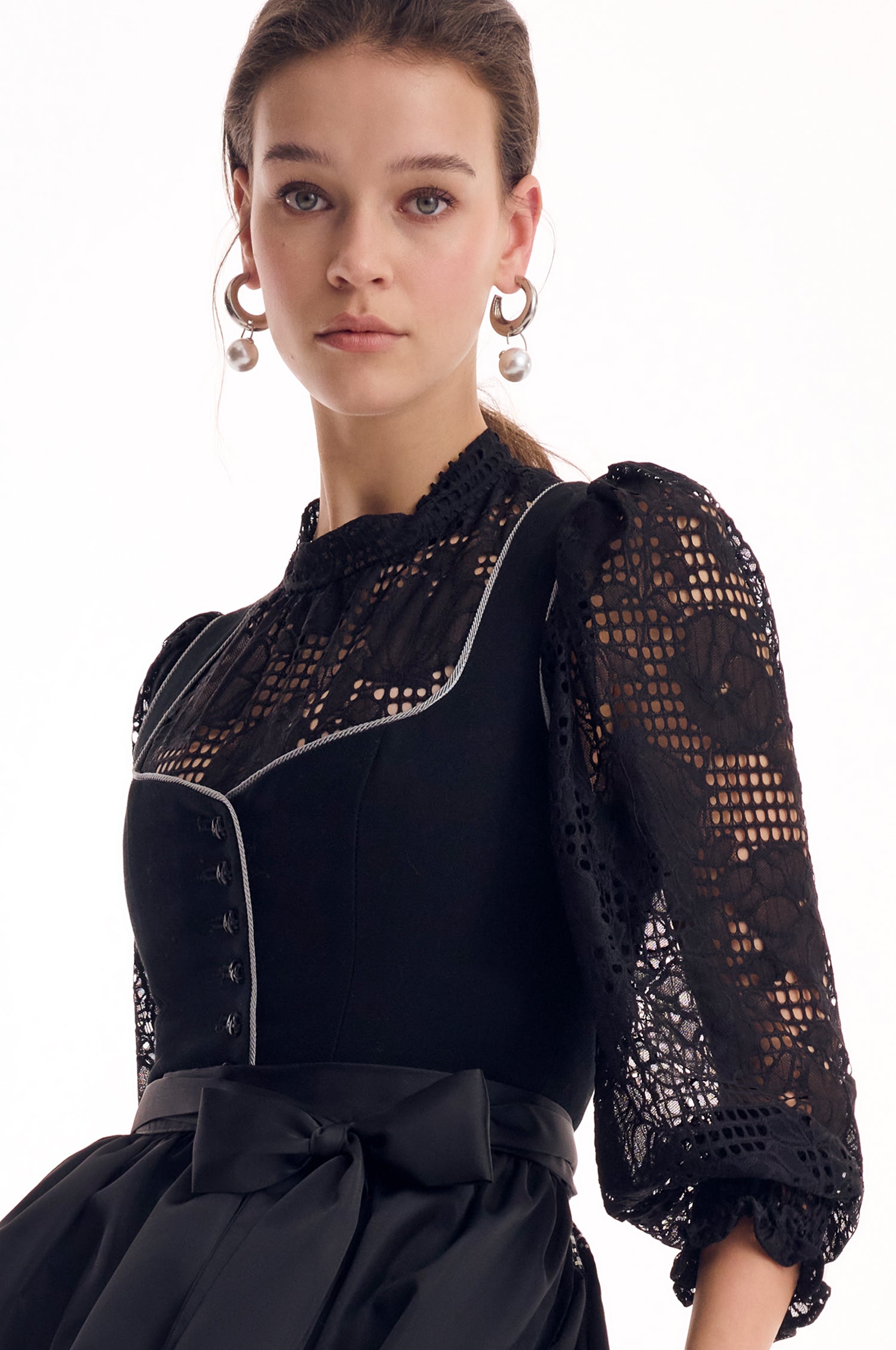 Bluse Cornelia in Schwarz
