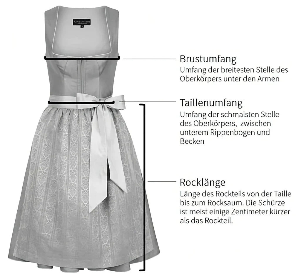 Die passende Dirndl Größe