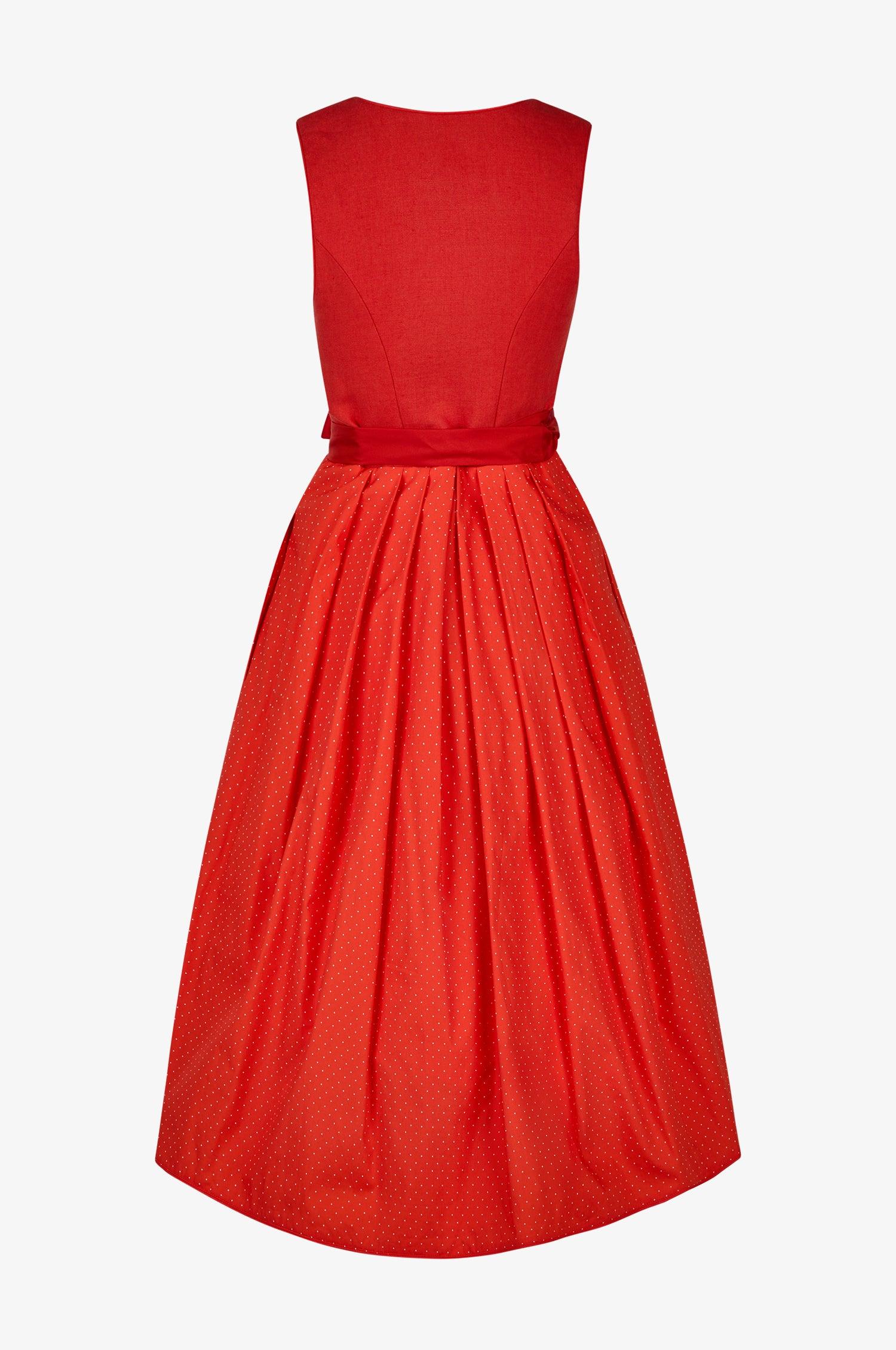Dirndl Adri in Coral - TRACHT À PORTER