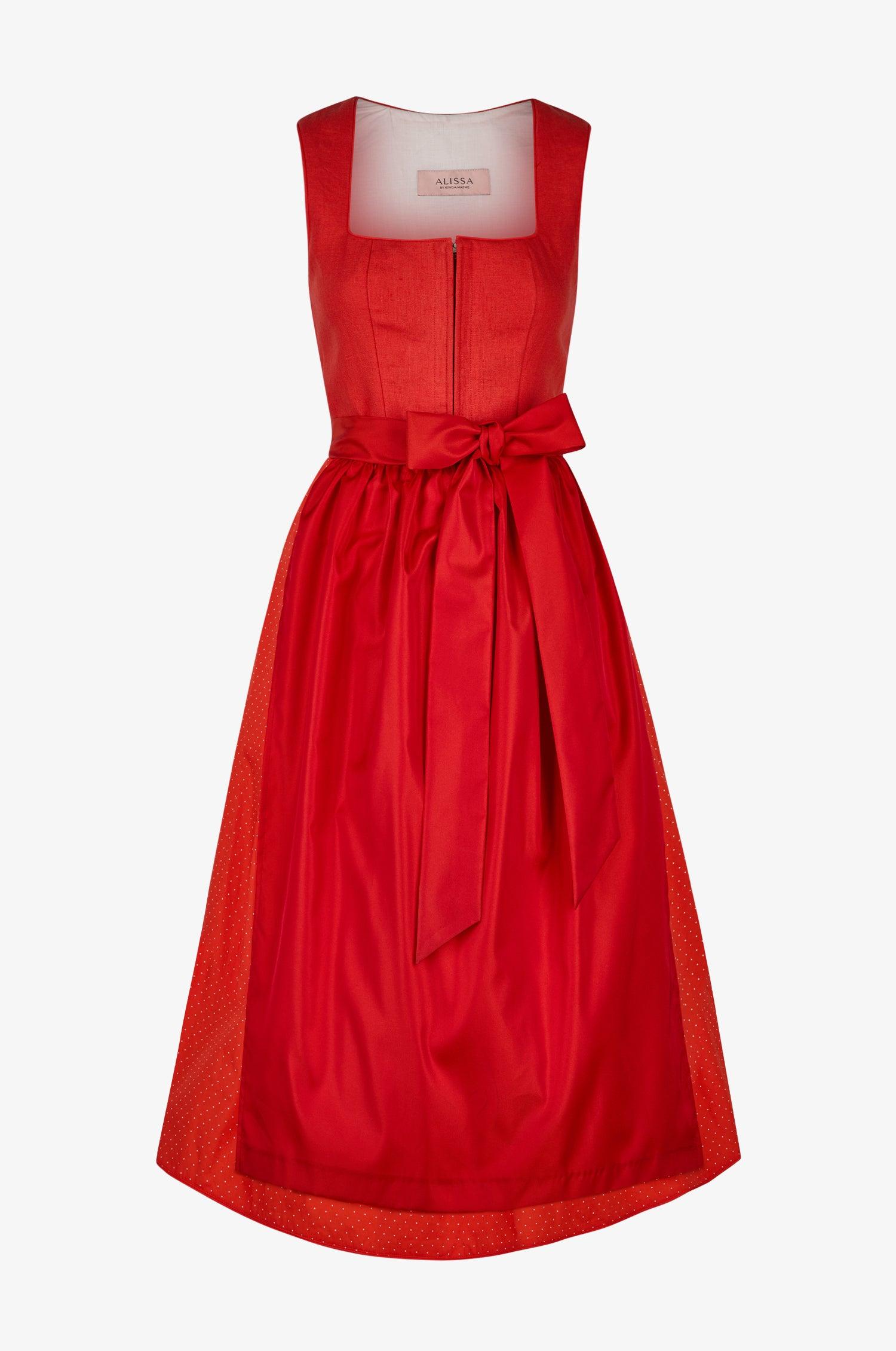 Dirndl Adri in Coral - TRACHT À PORTER