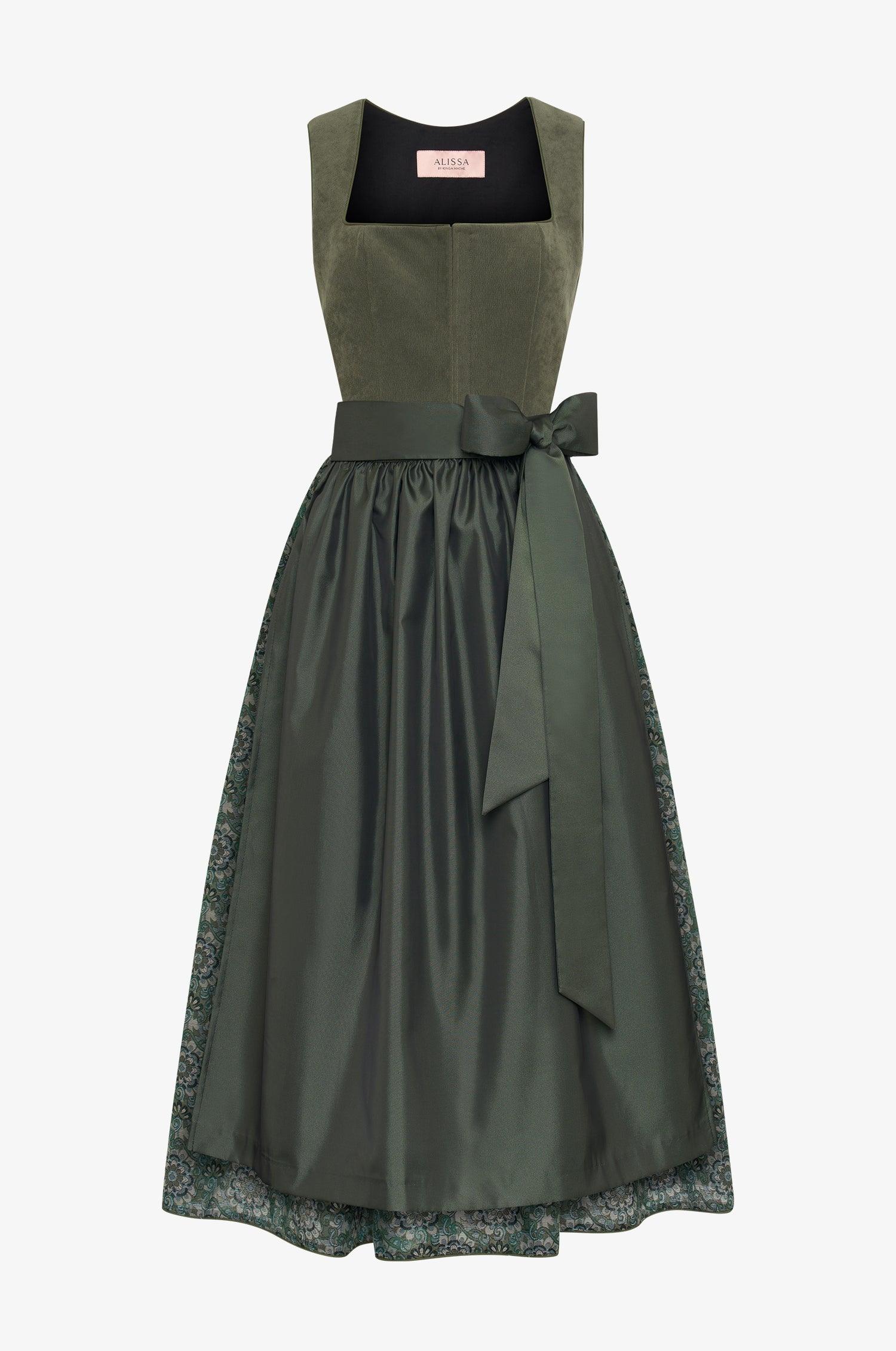 Dirndl Emilia in Olive - TRACHT À PORTER