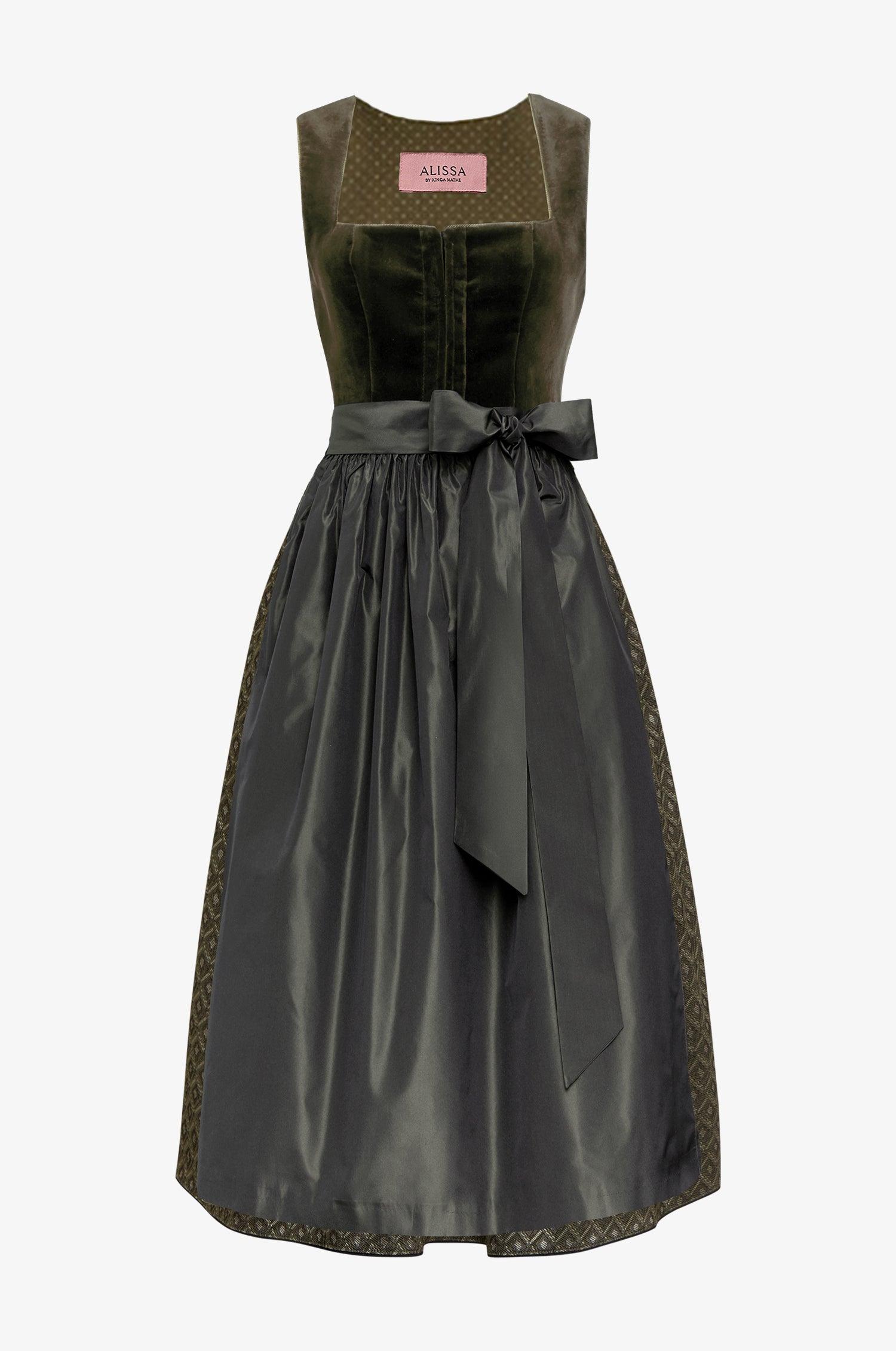 Dirndl Enola in Olive - TRACHT À PORTER