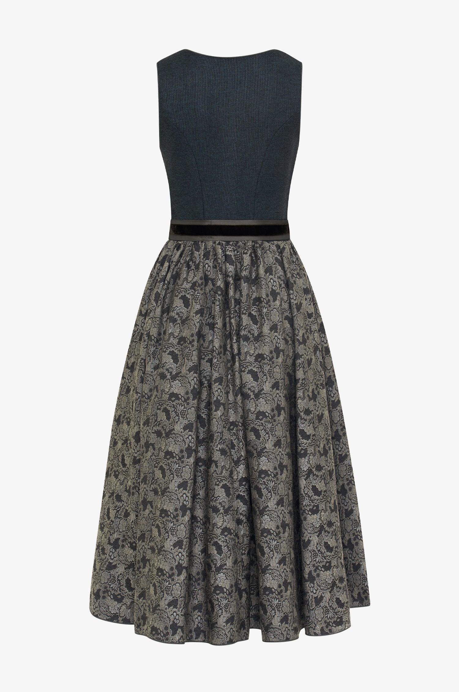 Dirndl Girona in Anthrazit - TRACHT À PORTER