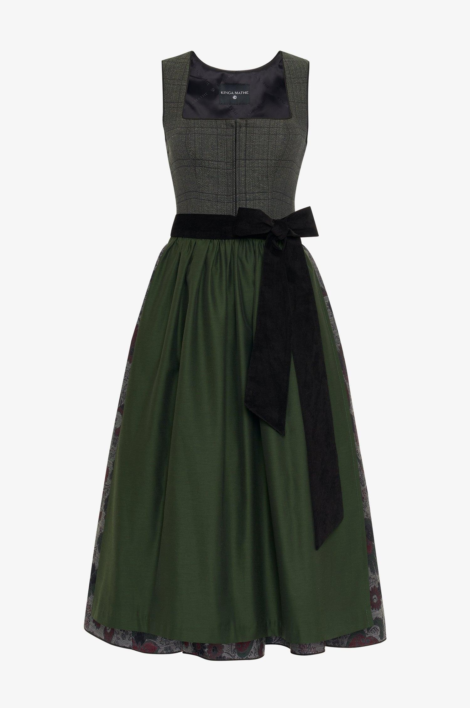 Dirndl Lausanne in Olive - TRACHT À PORTER