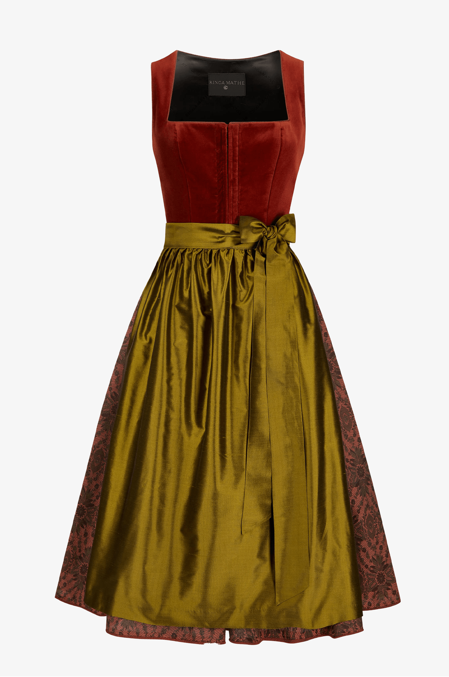 Dirndl Los Angeles in Kupfer