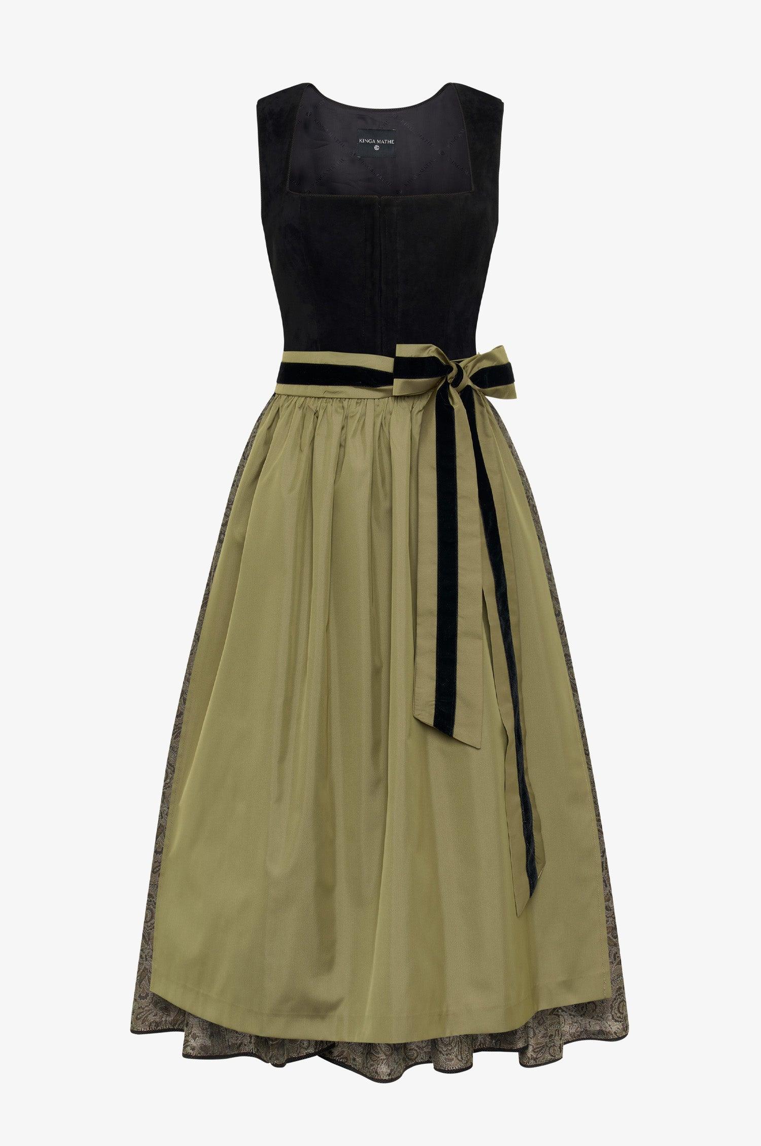 Lederdirndl Maliano in Schwarz - TRACHT À PORTER