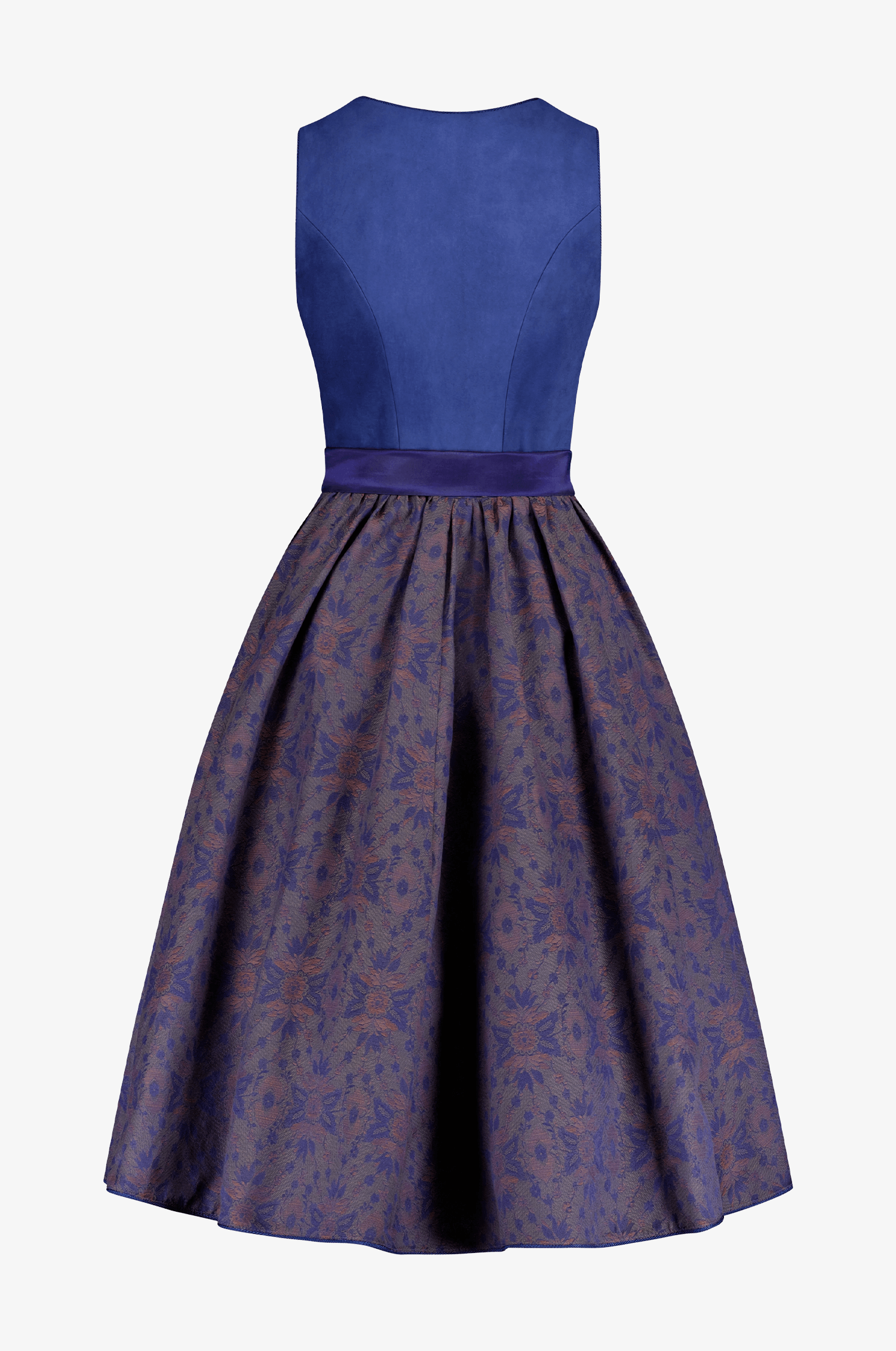 Lederdirndl Panama in Blau
