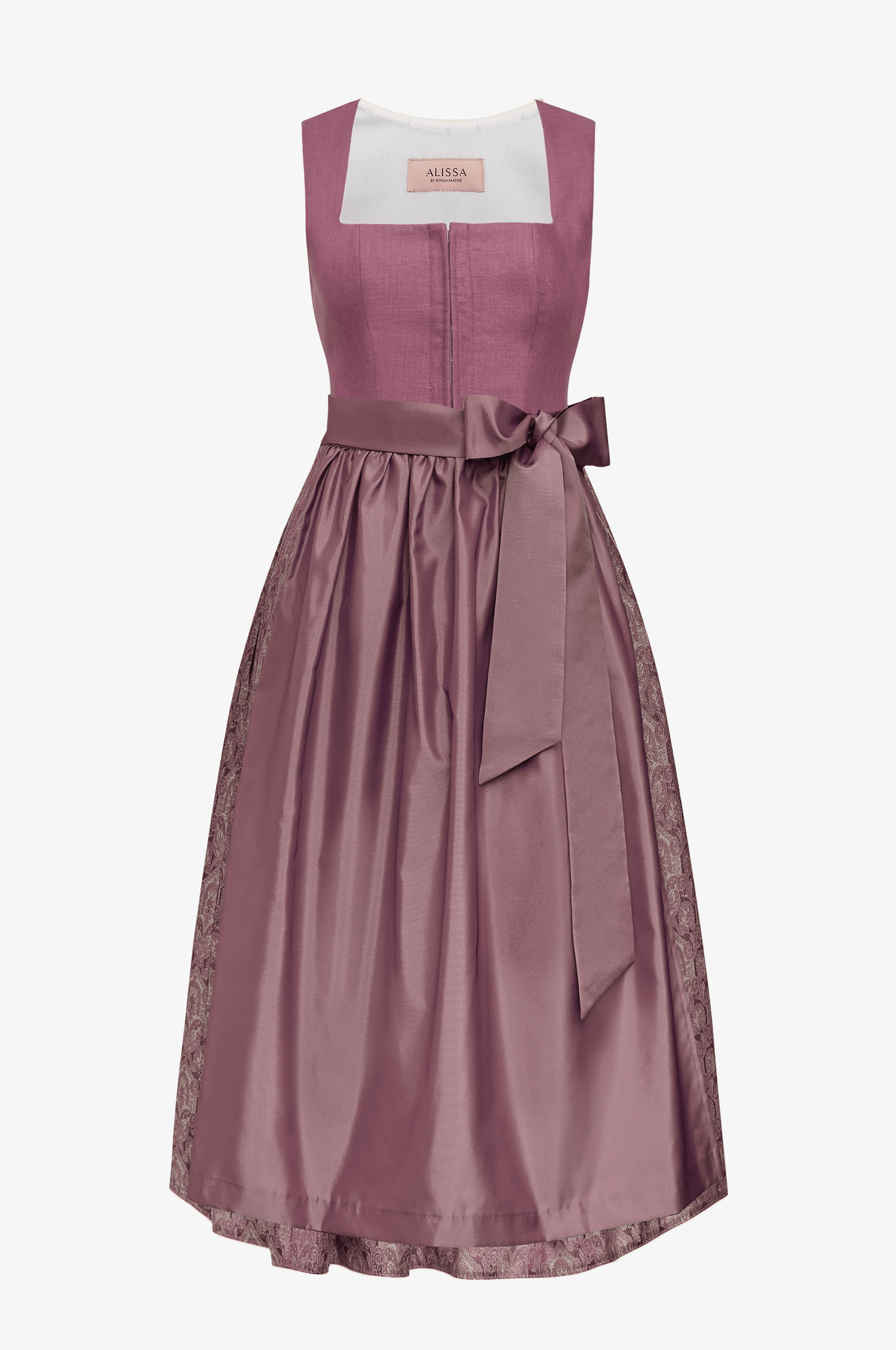 Dirndl Pia in Mauve - TRACHT À PORTER