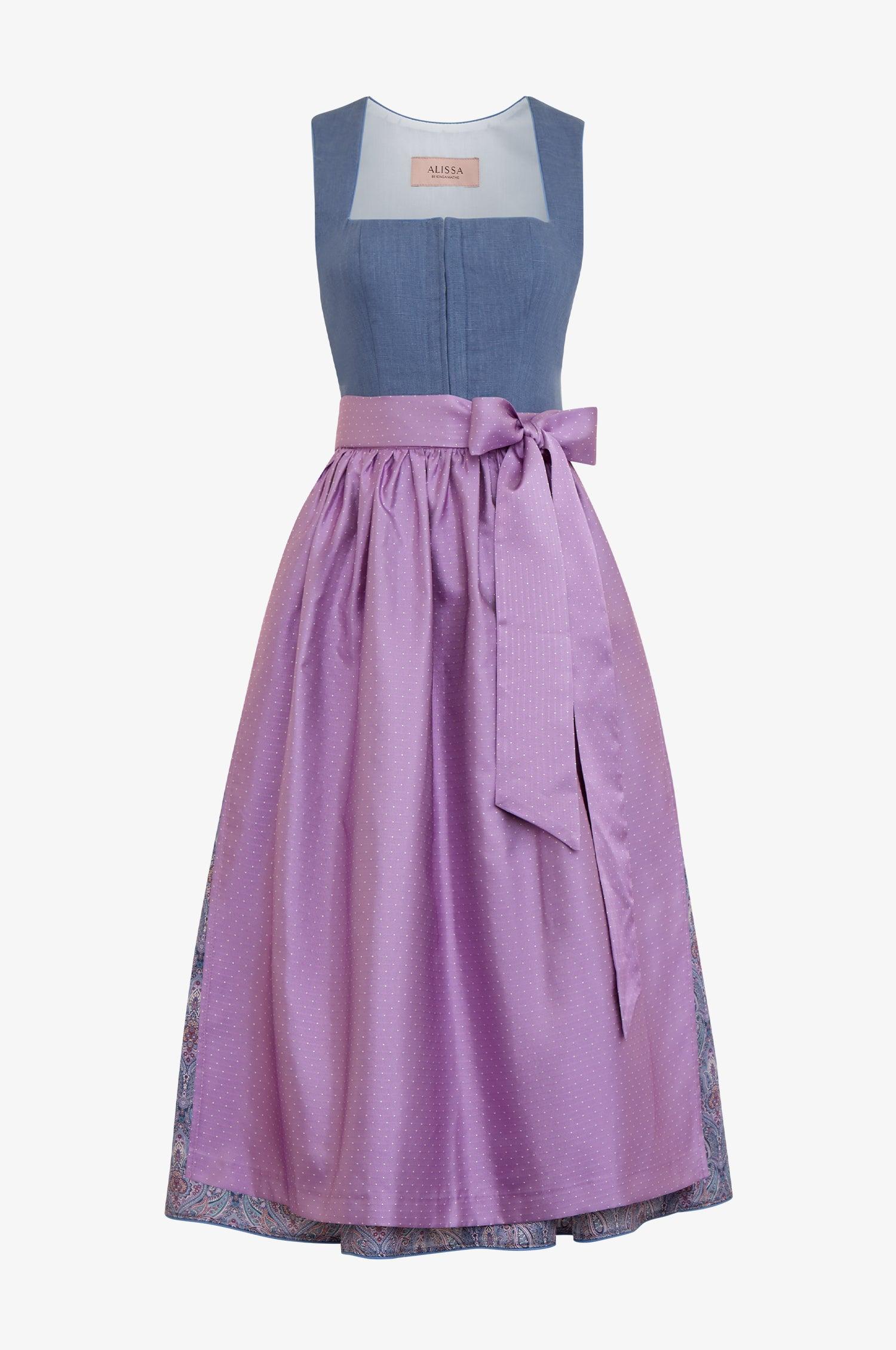 Dirndl Scarlett in mauve - TRACHT À PORTER