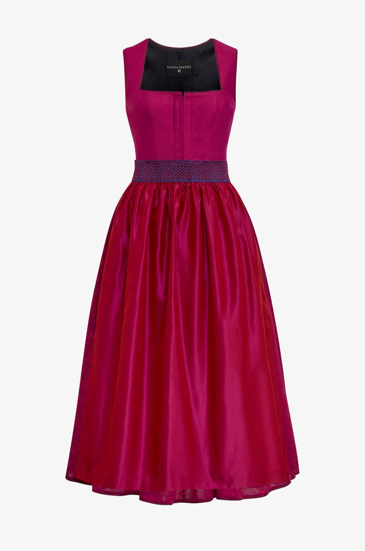 Dirndl Toledo in Fuchsia - TRACHT À PORTER