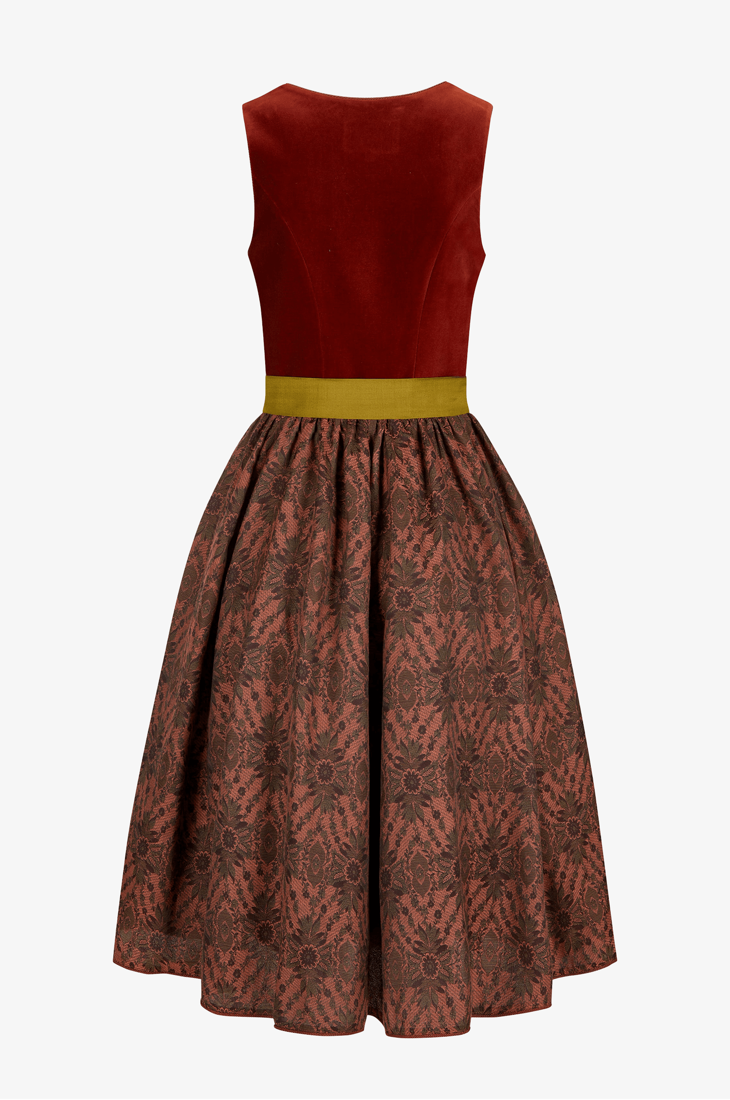 Dirndl Los Angeles in Kupfer