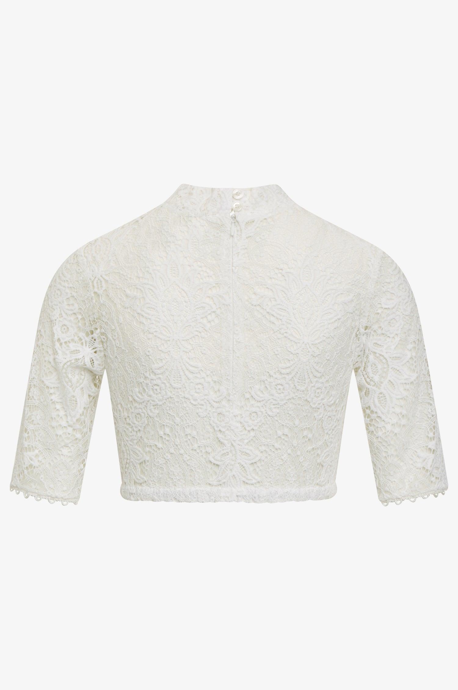 Dirndlbluse Inga in Weiß - TRACHT À PORTER