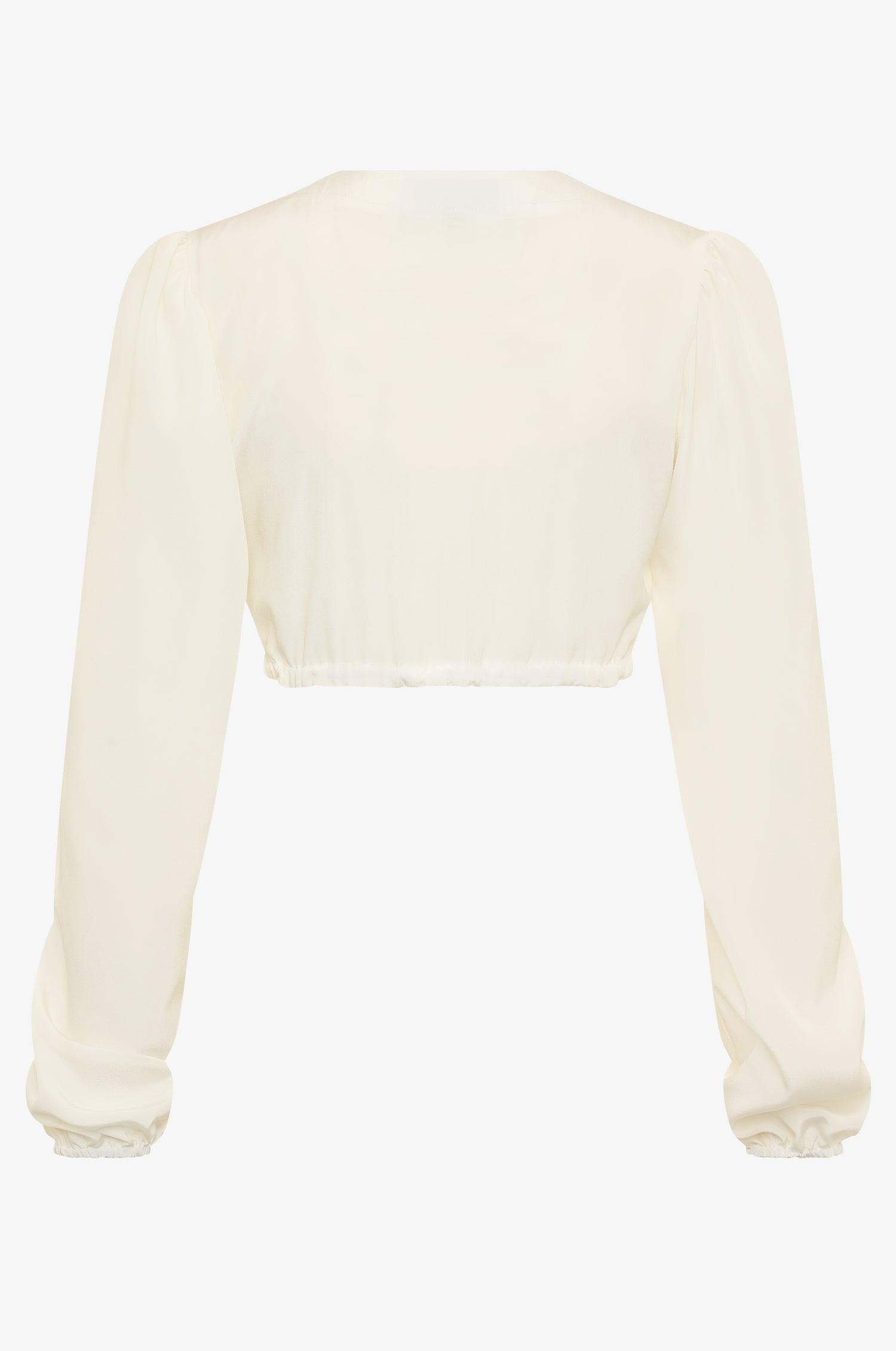 Dirndlbluse Lea in Weiß - TRACHT À PORTER