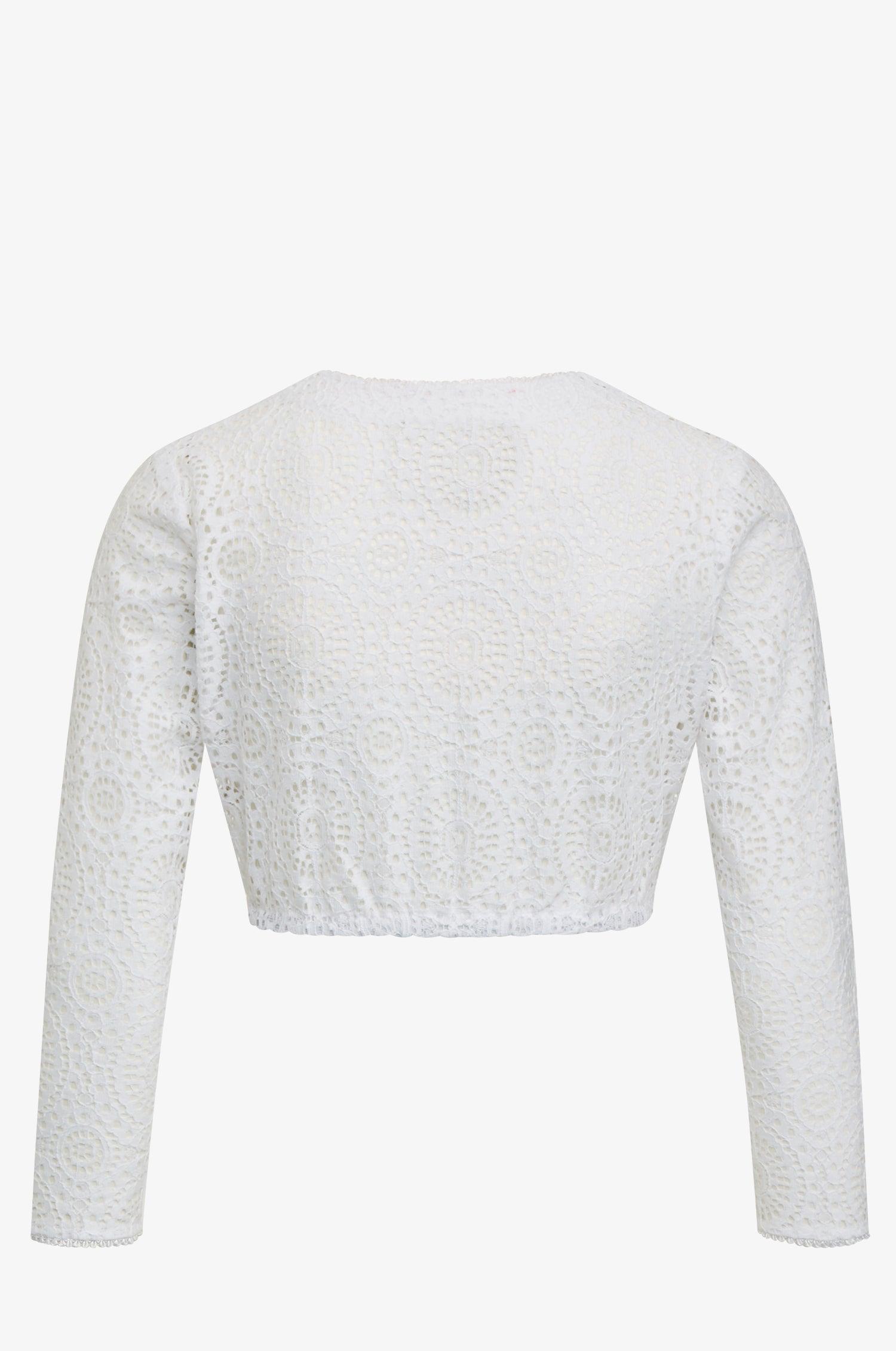 Dirndlbluse Samantha in Weiß - TRACHT À PORTER