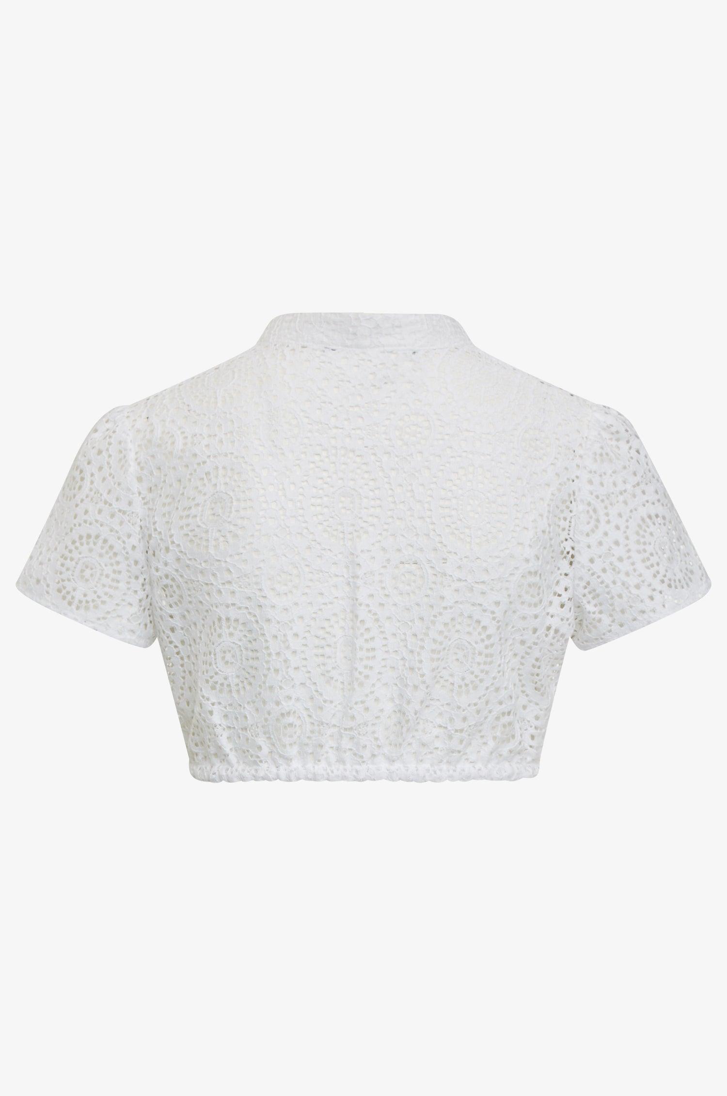 Dirndlbluse Suri in Weiß - TRACHT À PORTER
