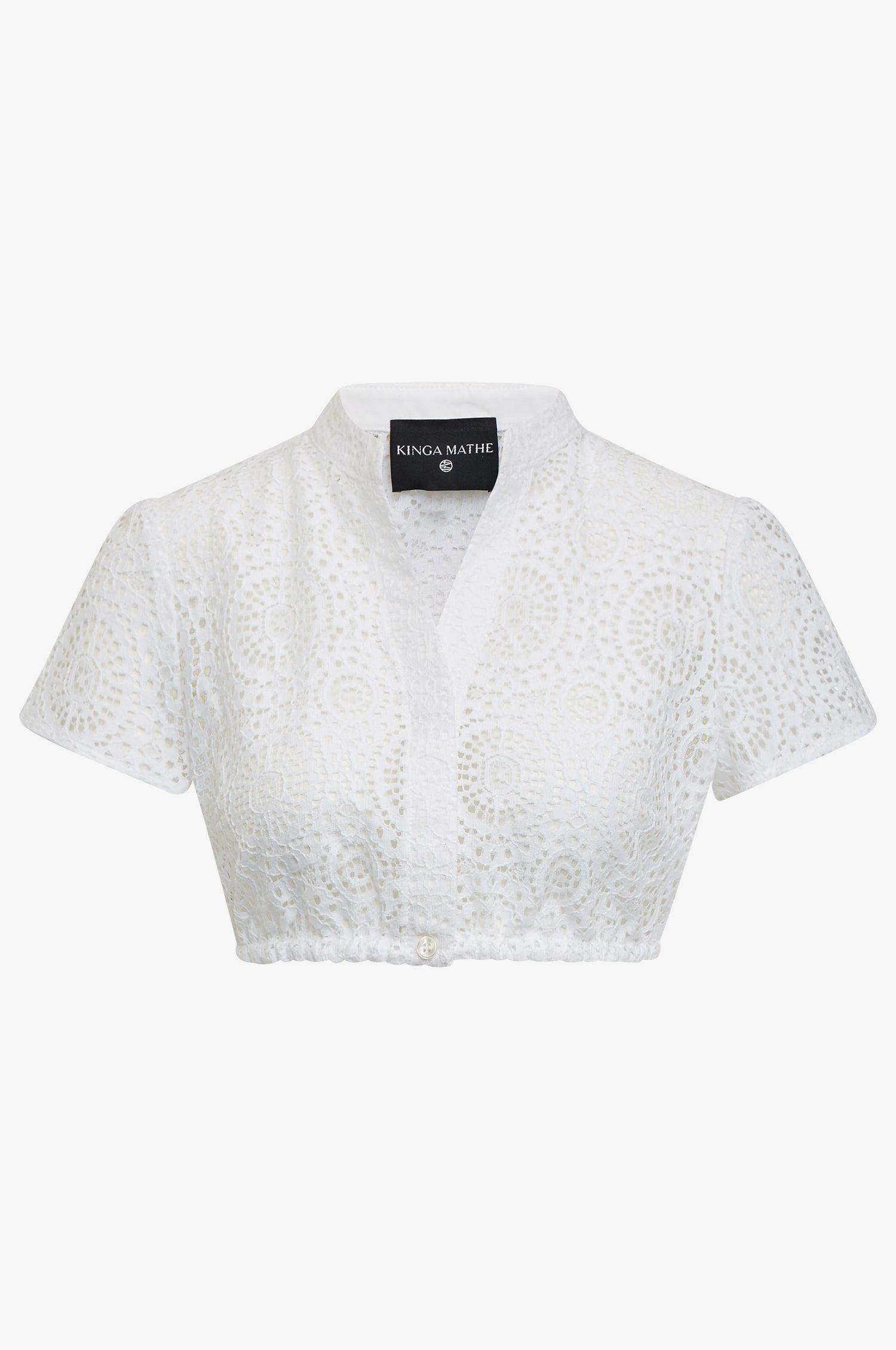 Dirndlbluse Suri in Weiß - TRACHT À PORTER