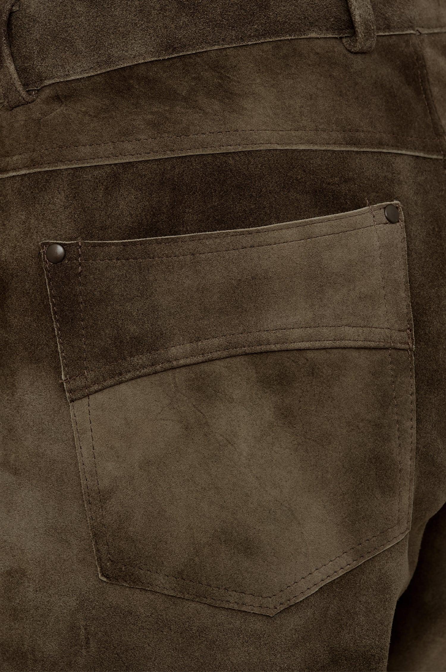 Ziegen Lederhose Filip in Ahorn - TRACHT À PORTER