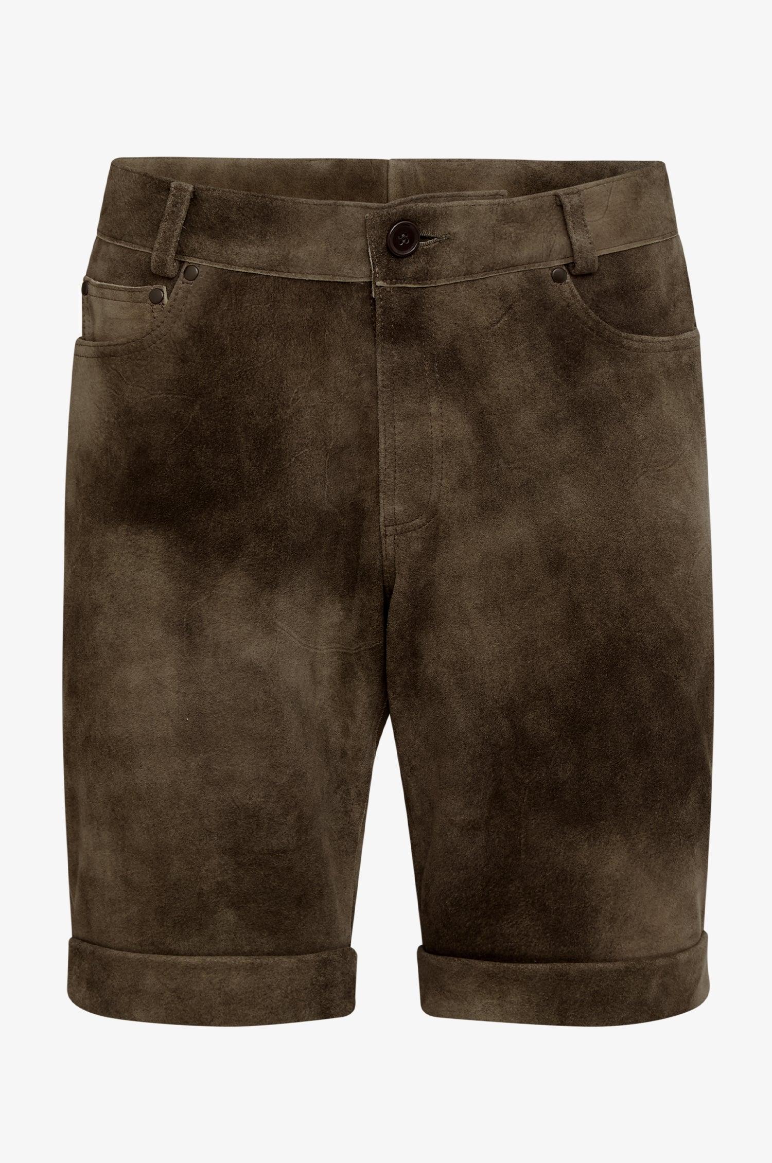 Ziegen Lederhose Filip in Ahorn - TRACHT À PORTER
