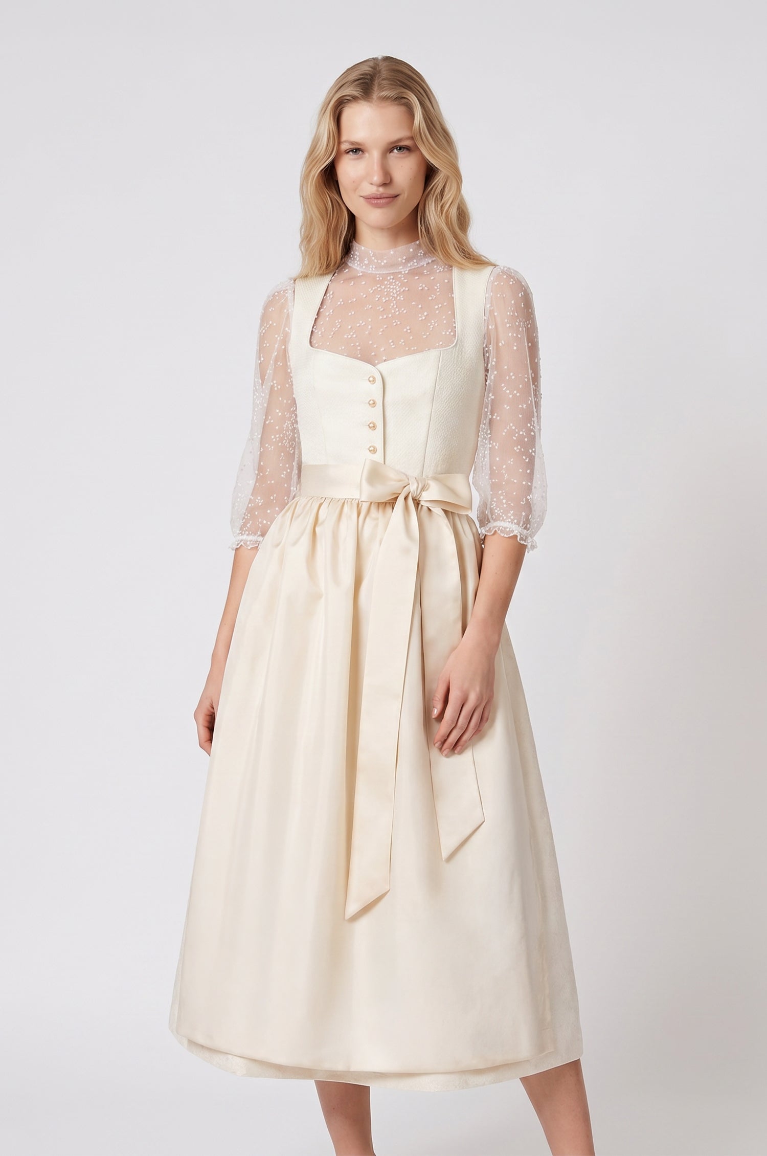 Dirndl Eloise in Ivory