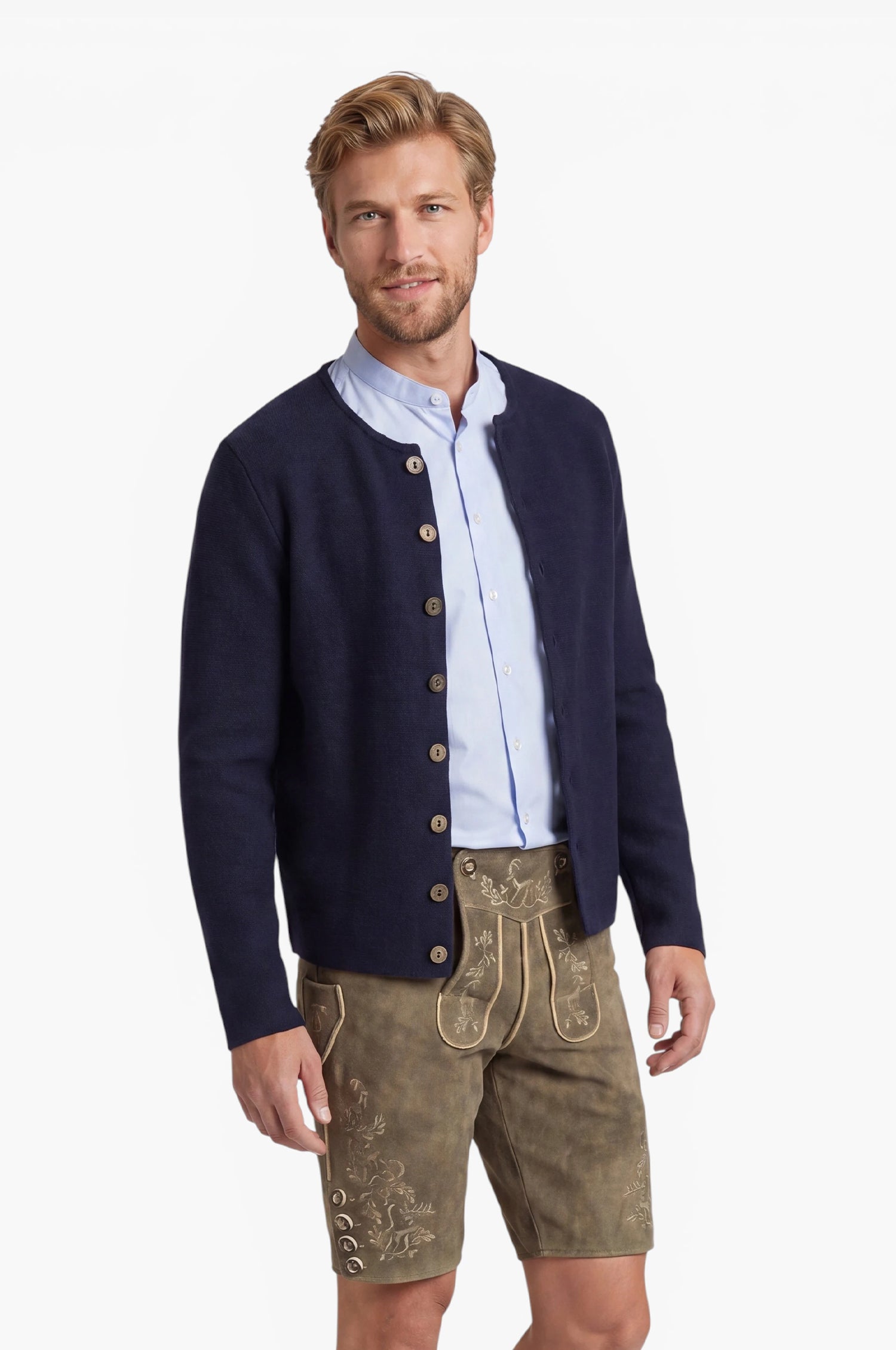 Strickjacke Fabian in Nachtblau