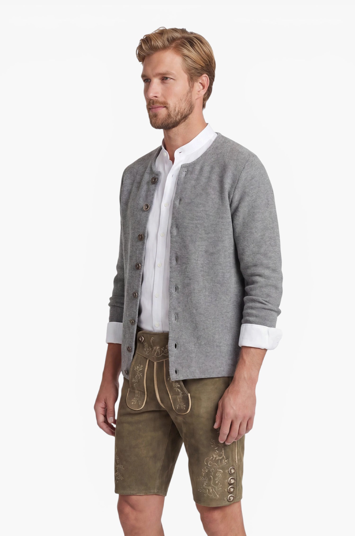 Strickjacke Fabian in Grau