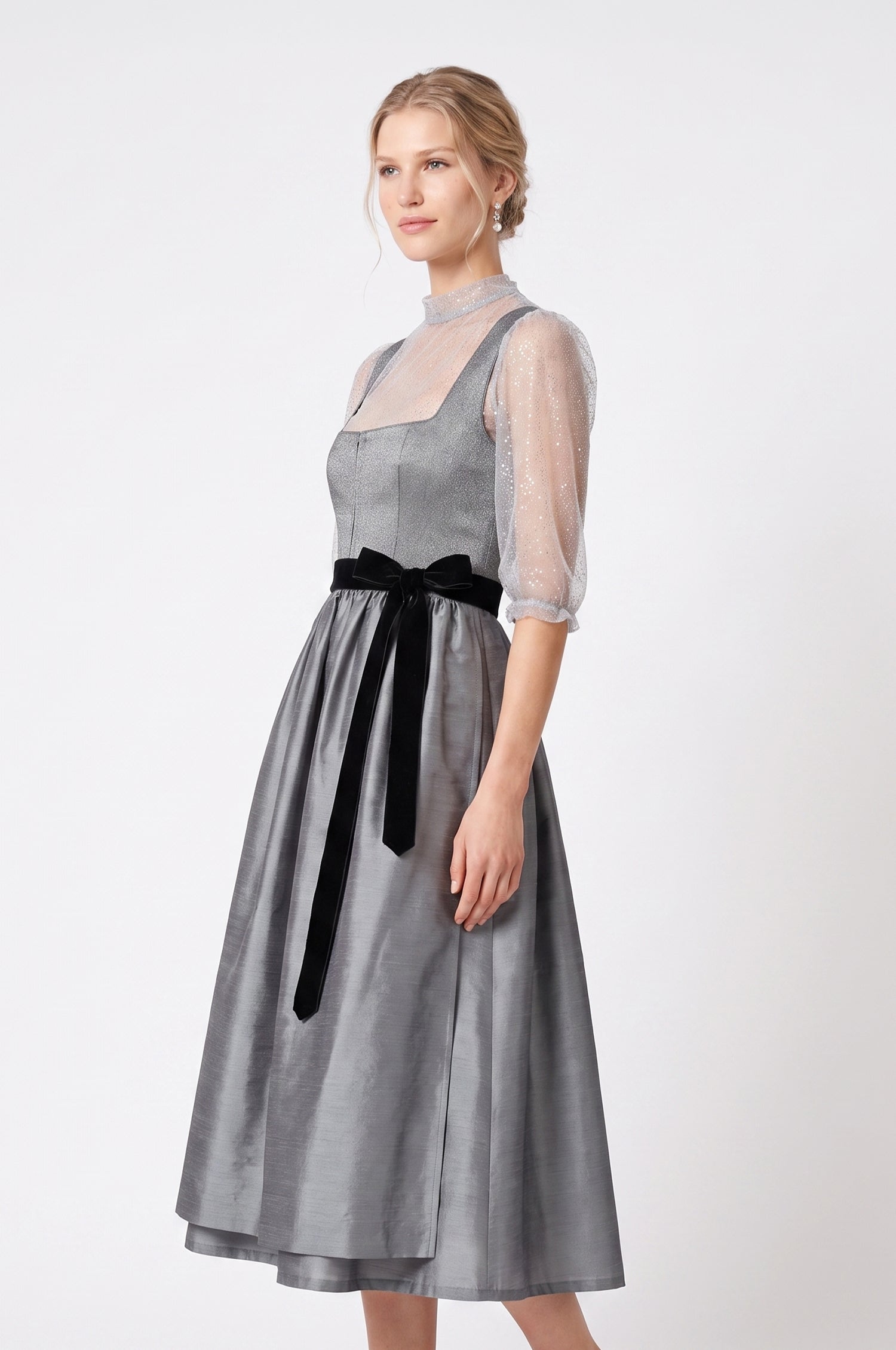 Dirndl Fasano in Grau