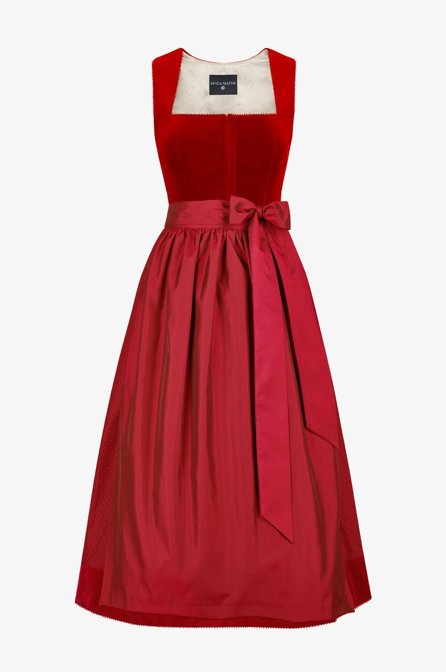 Dirndl Kinga in Rot - TRACHT À PORTER