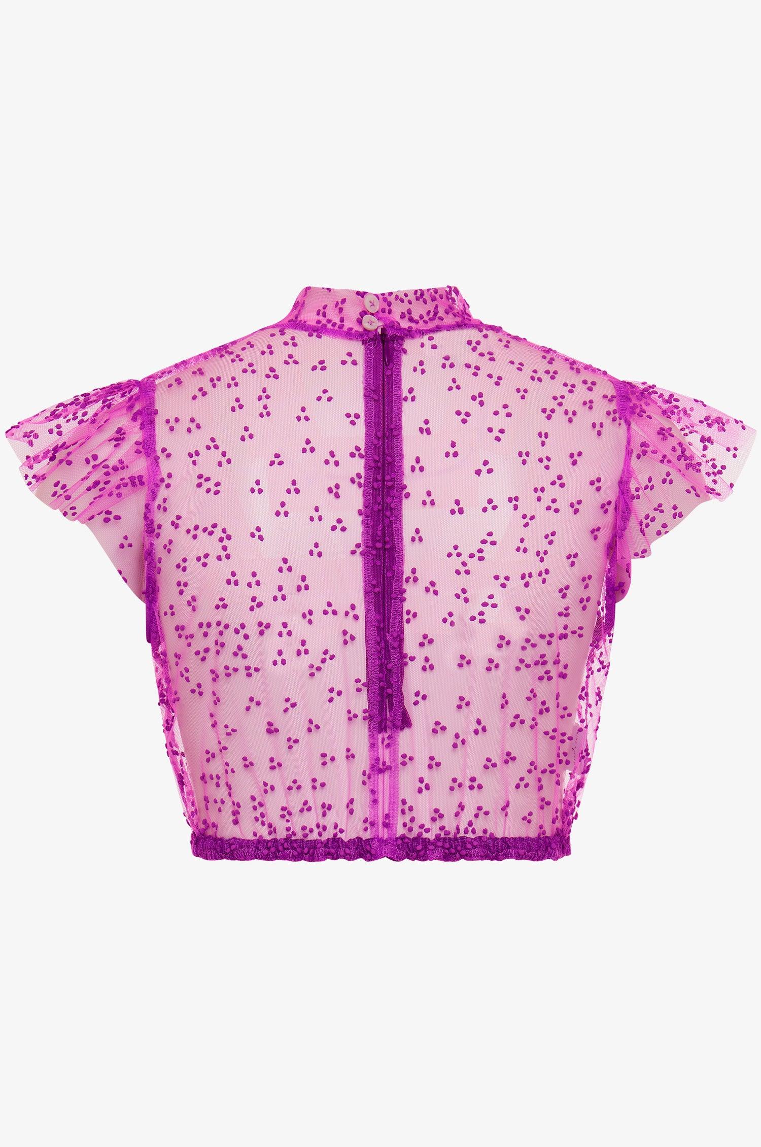 Dirndlbluse Heiki in Rosa - TRACHT À PORTER