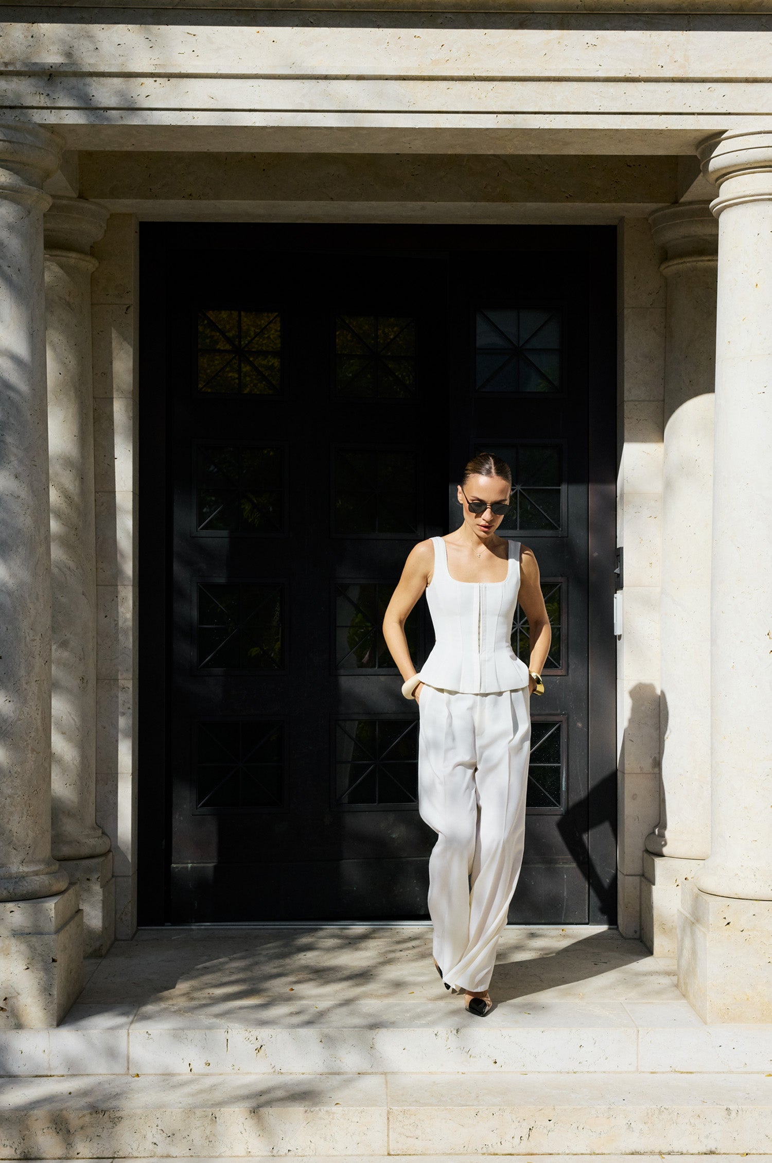 Hose Marlene in Ivory