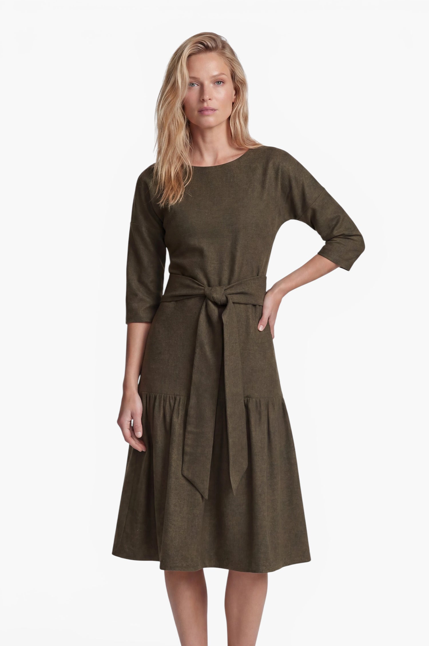 Kleid Isabella in Loden