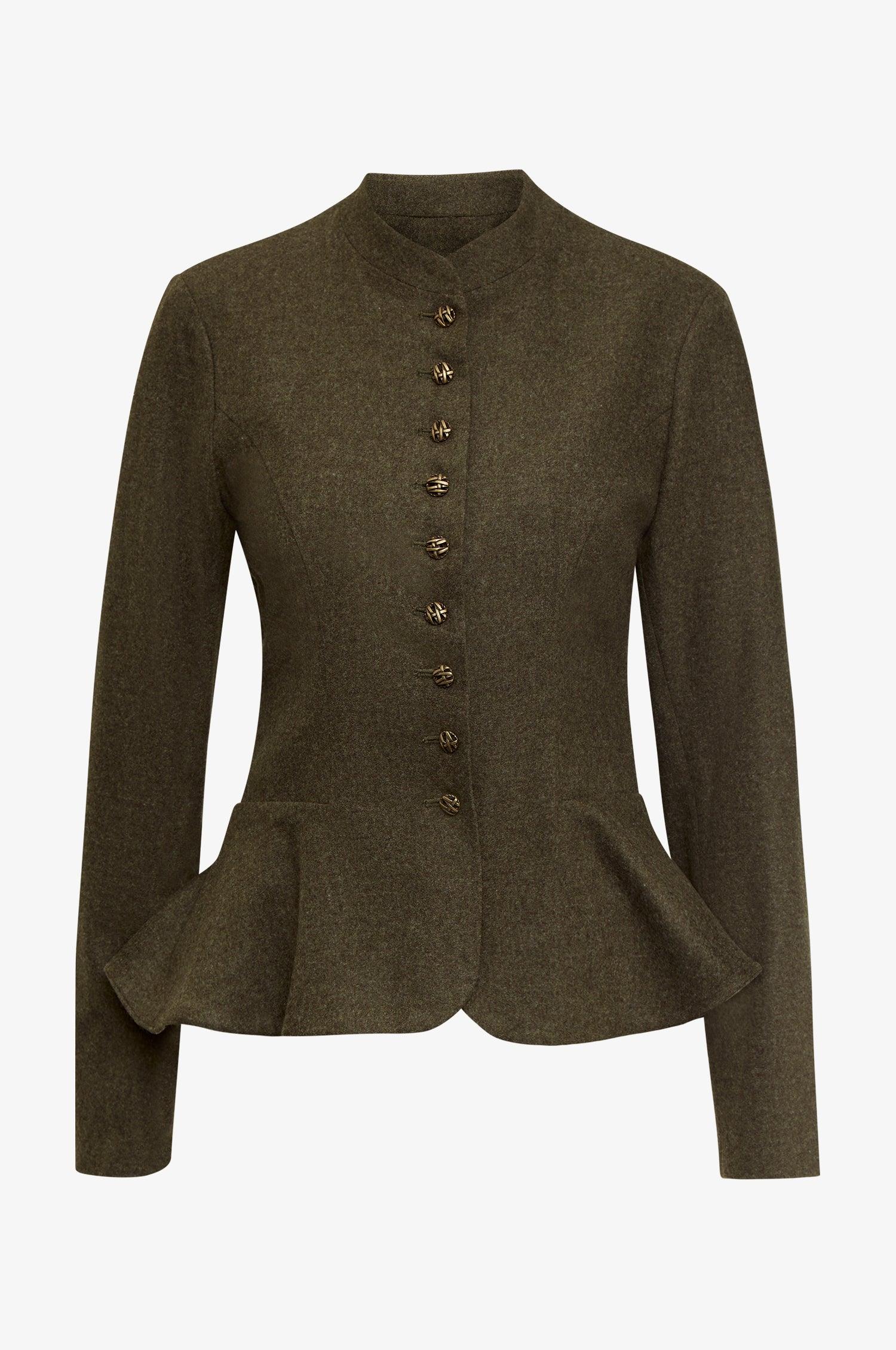 Jacke Ann-Kathrin in Olive - TRACHT À PORTER
