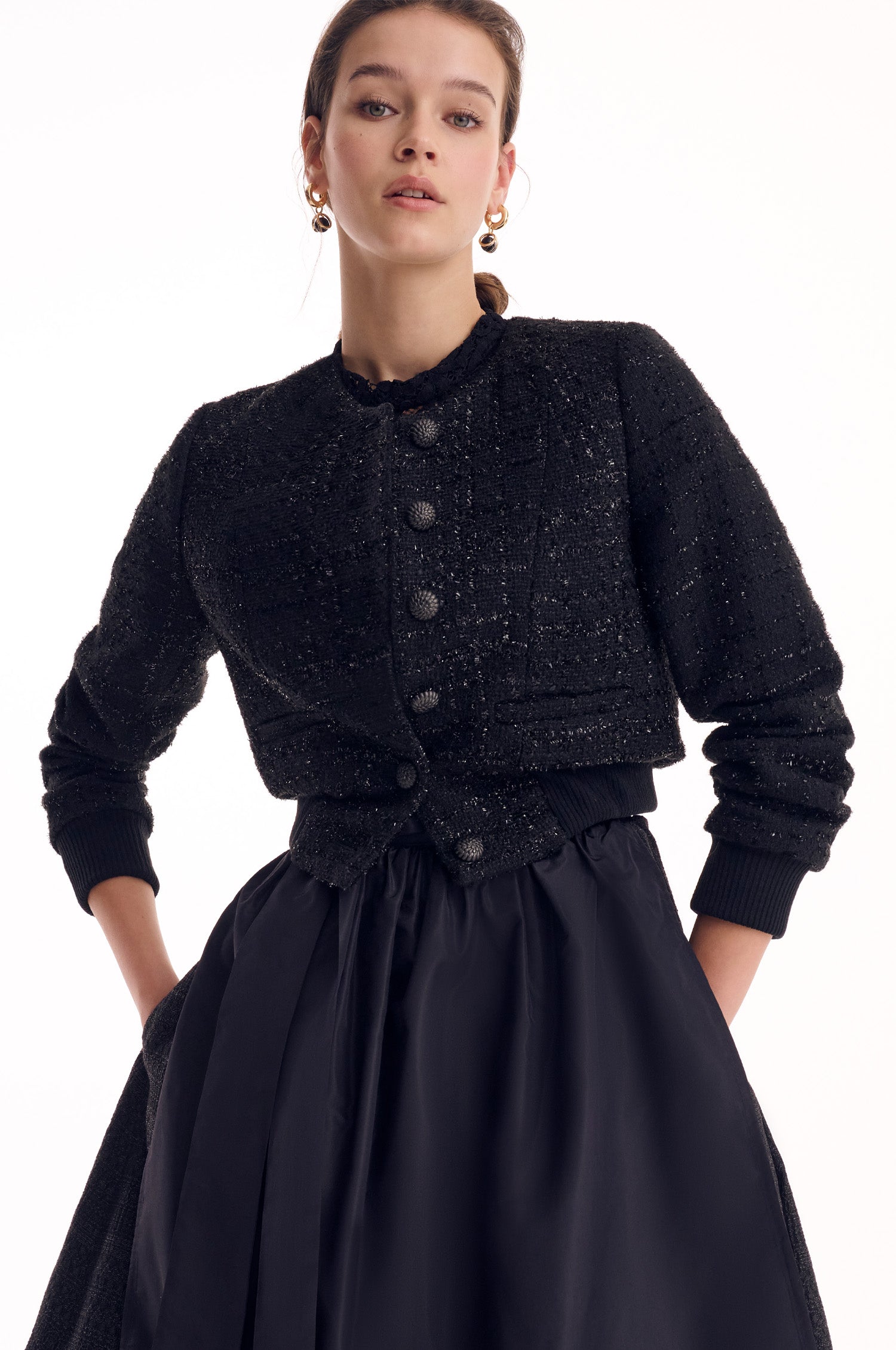 Jacke Luna in Schwarz