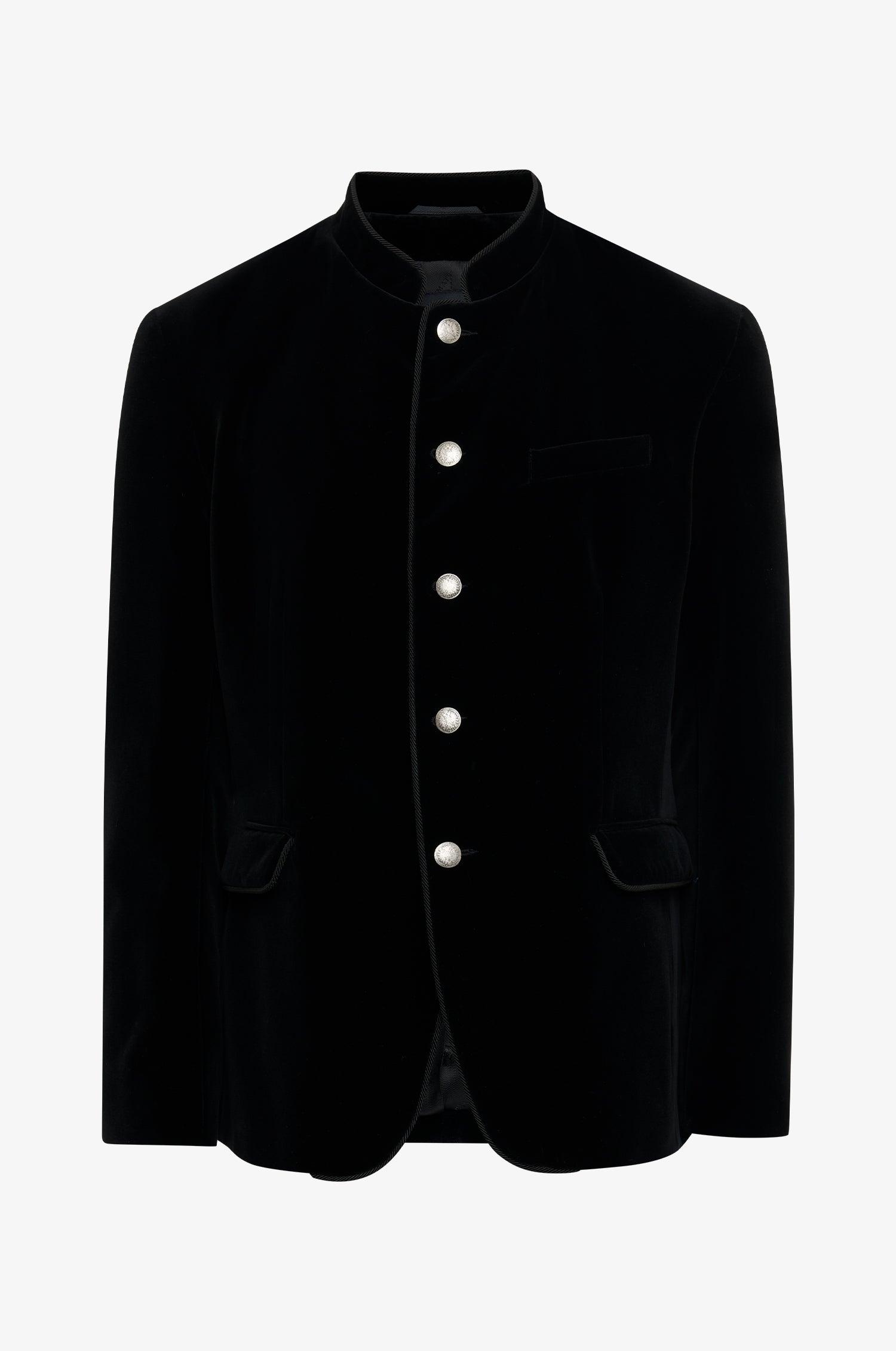 Samtjanker Jack in Schwarz - TRACHT À PORTER