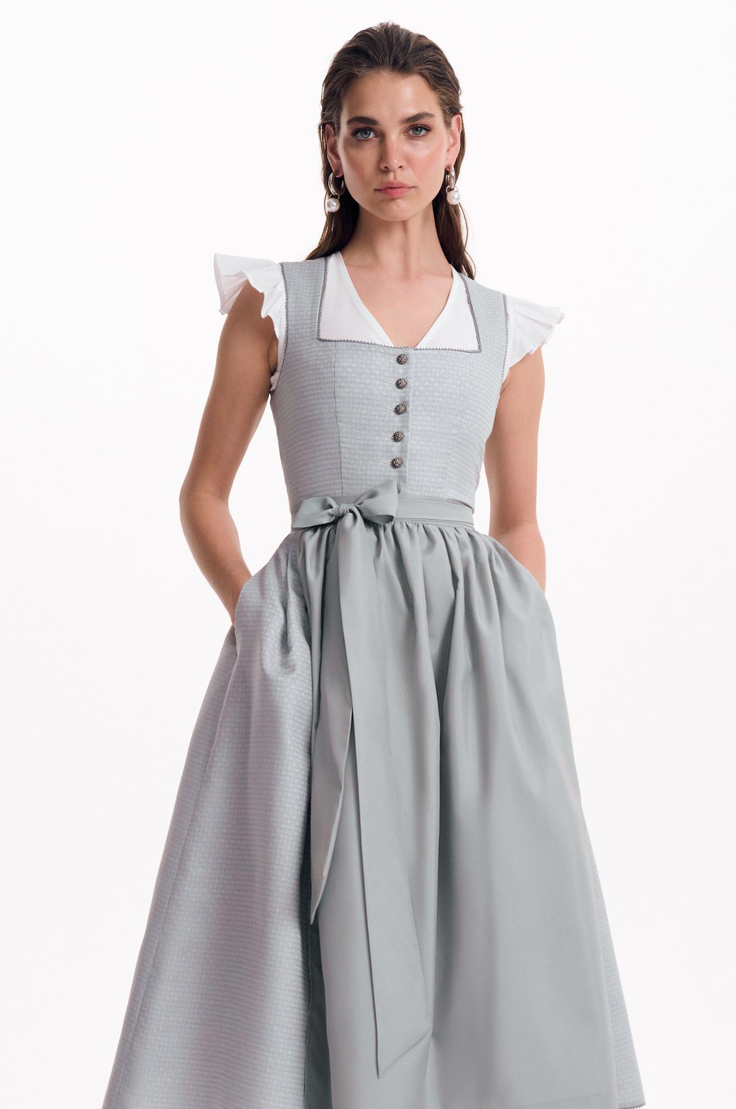 Dirndl Joleen in Eisblau - TRACHT À PORTER