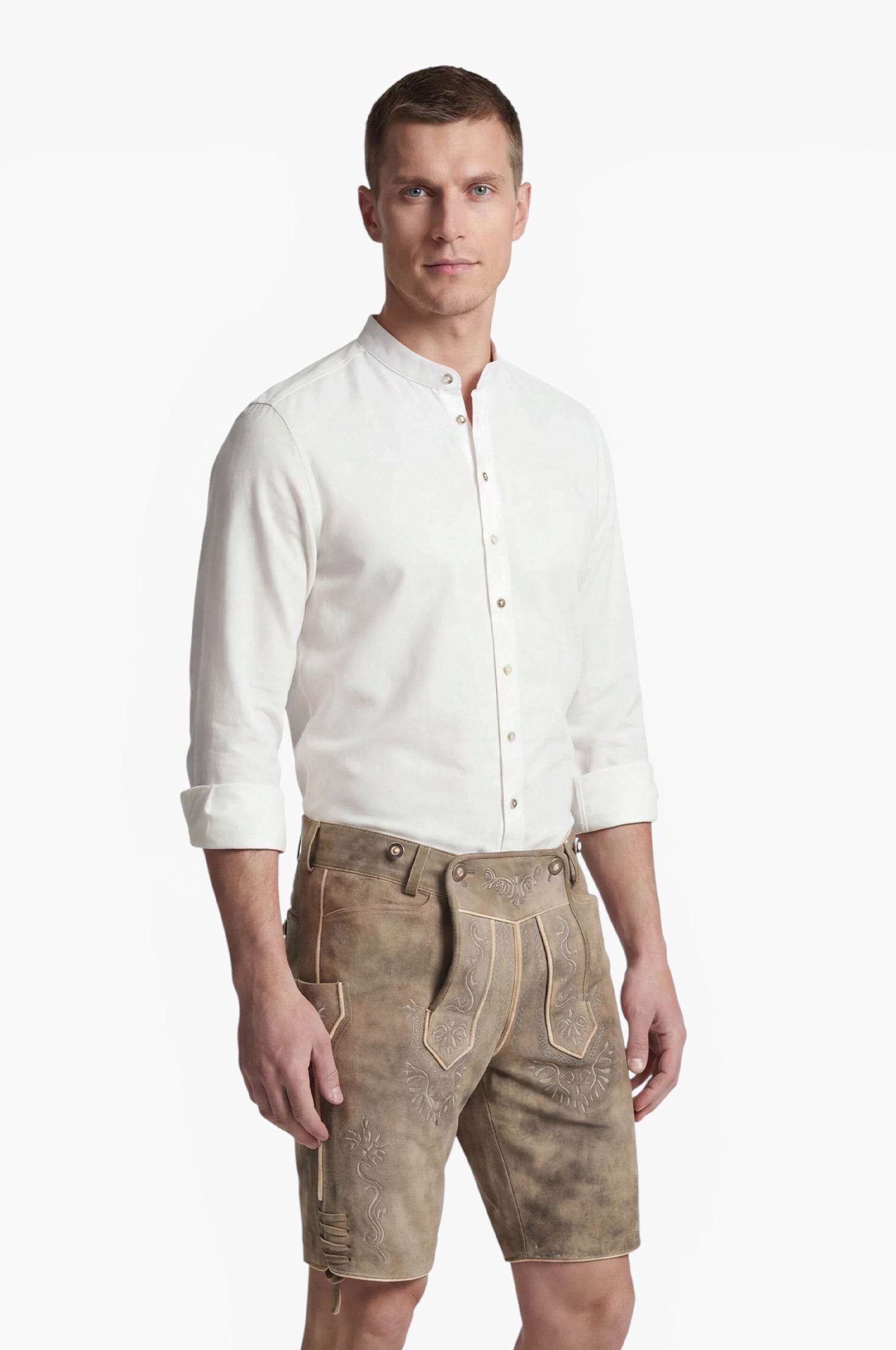 Ziegen Lederhose Josef in Inka